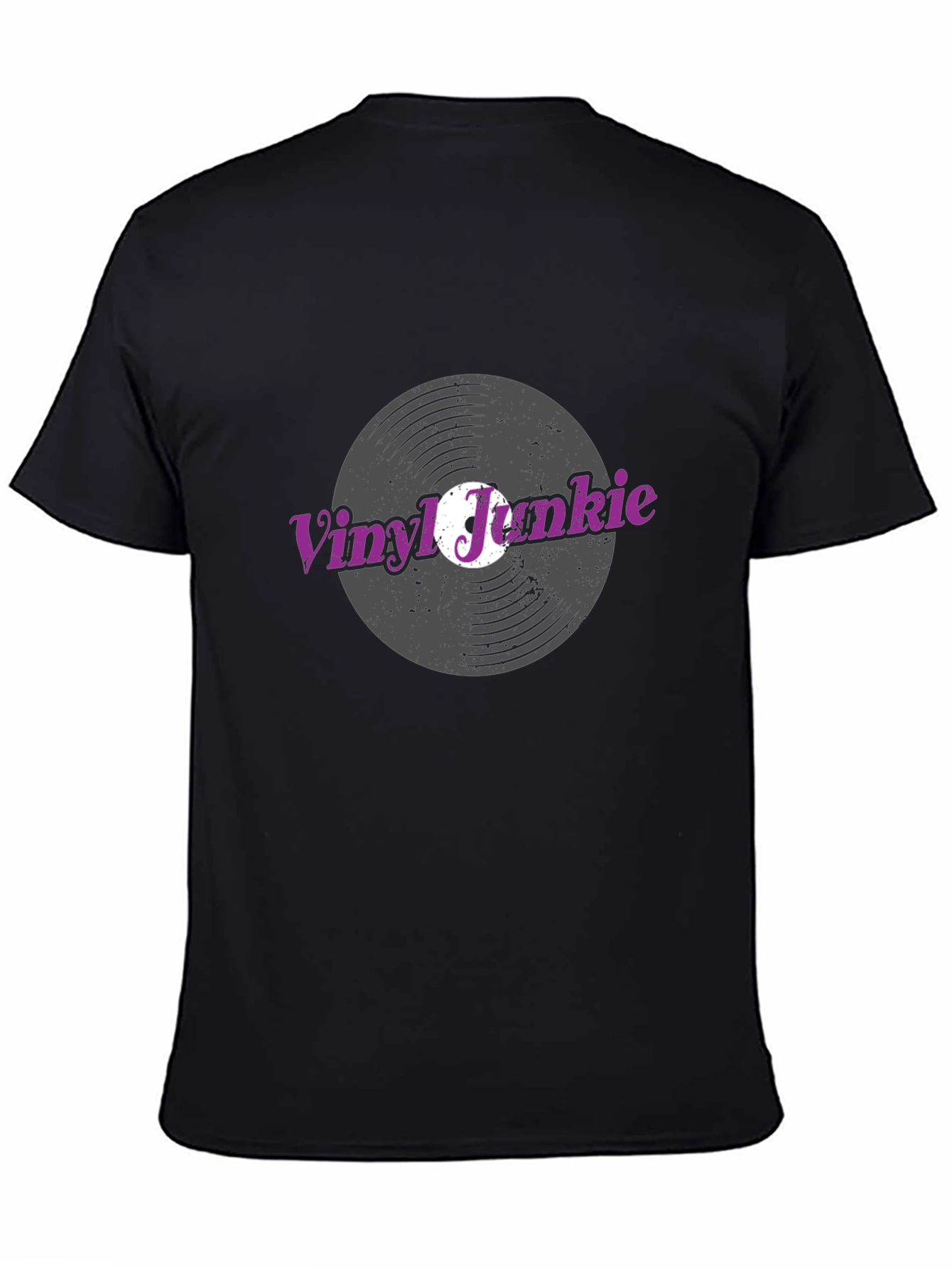 Vinyl Junkie Black T-Shirt