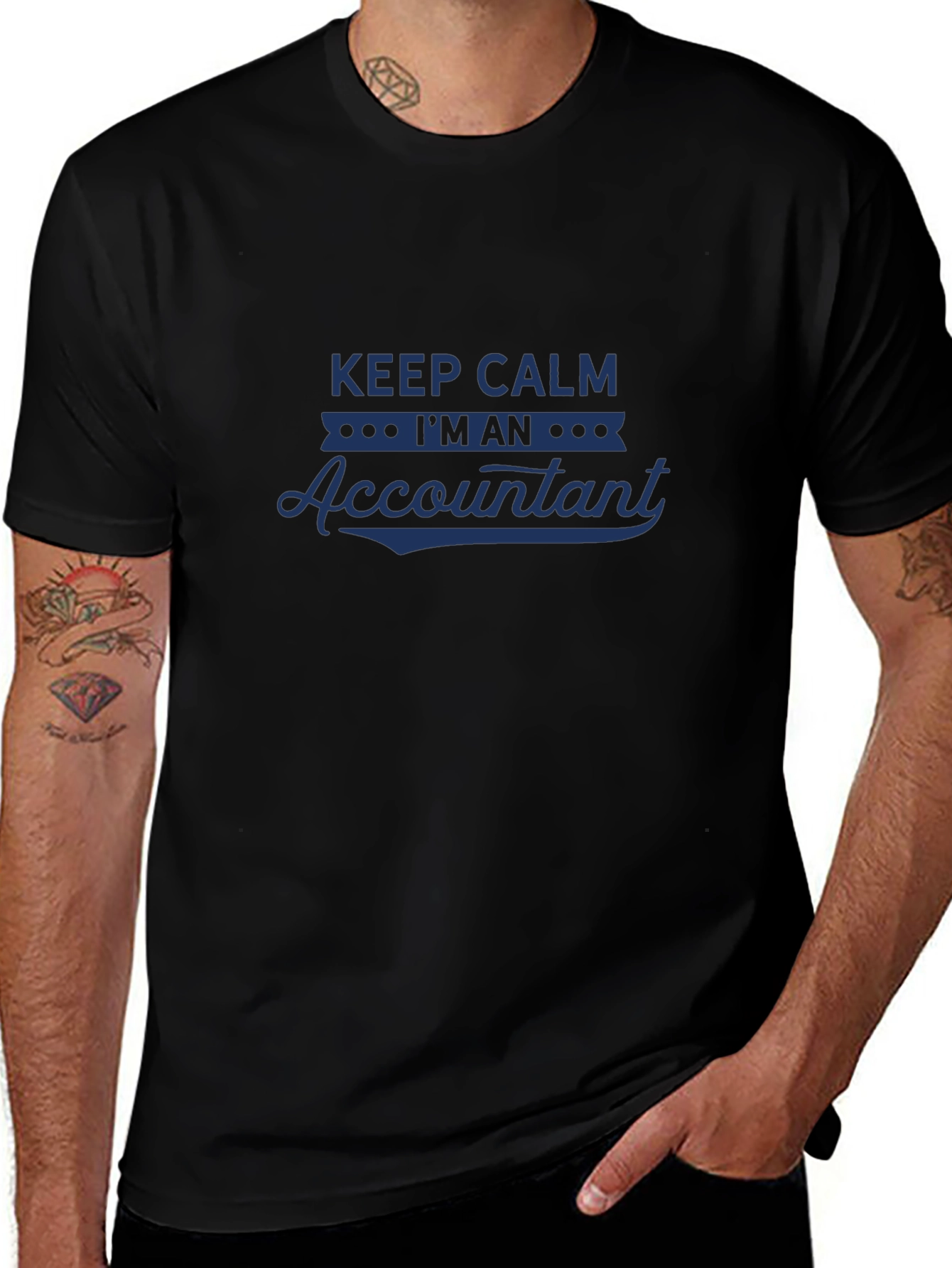 Keep Calm Im An Accountant Graphic T-Shirt