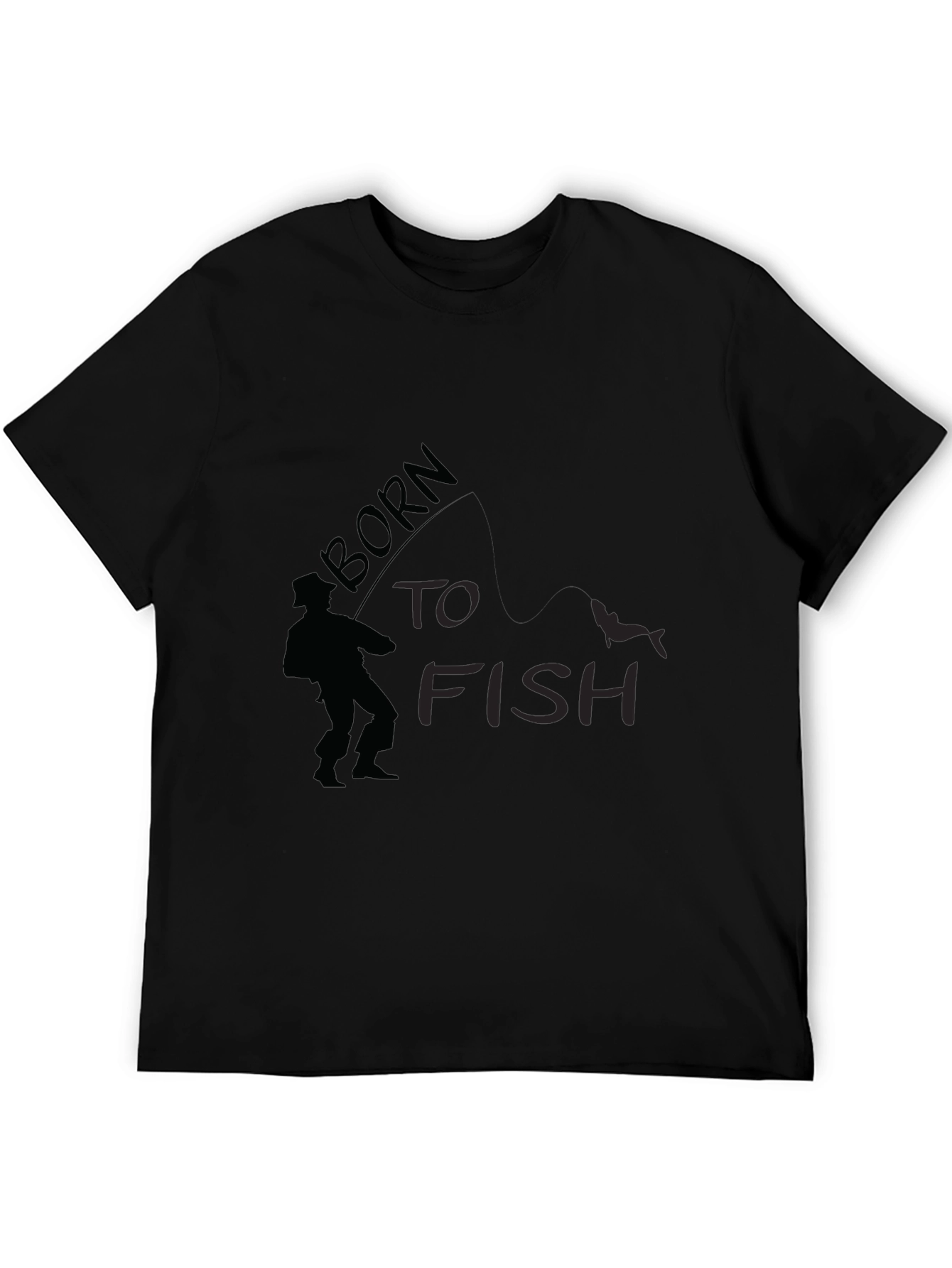 Born to Fish Black T-Shirt