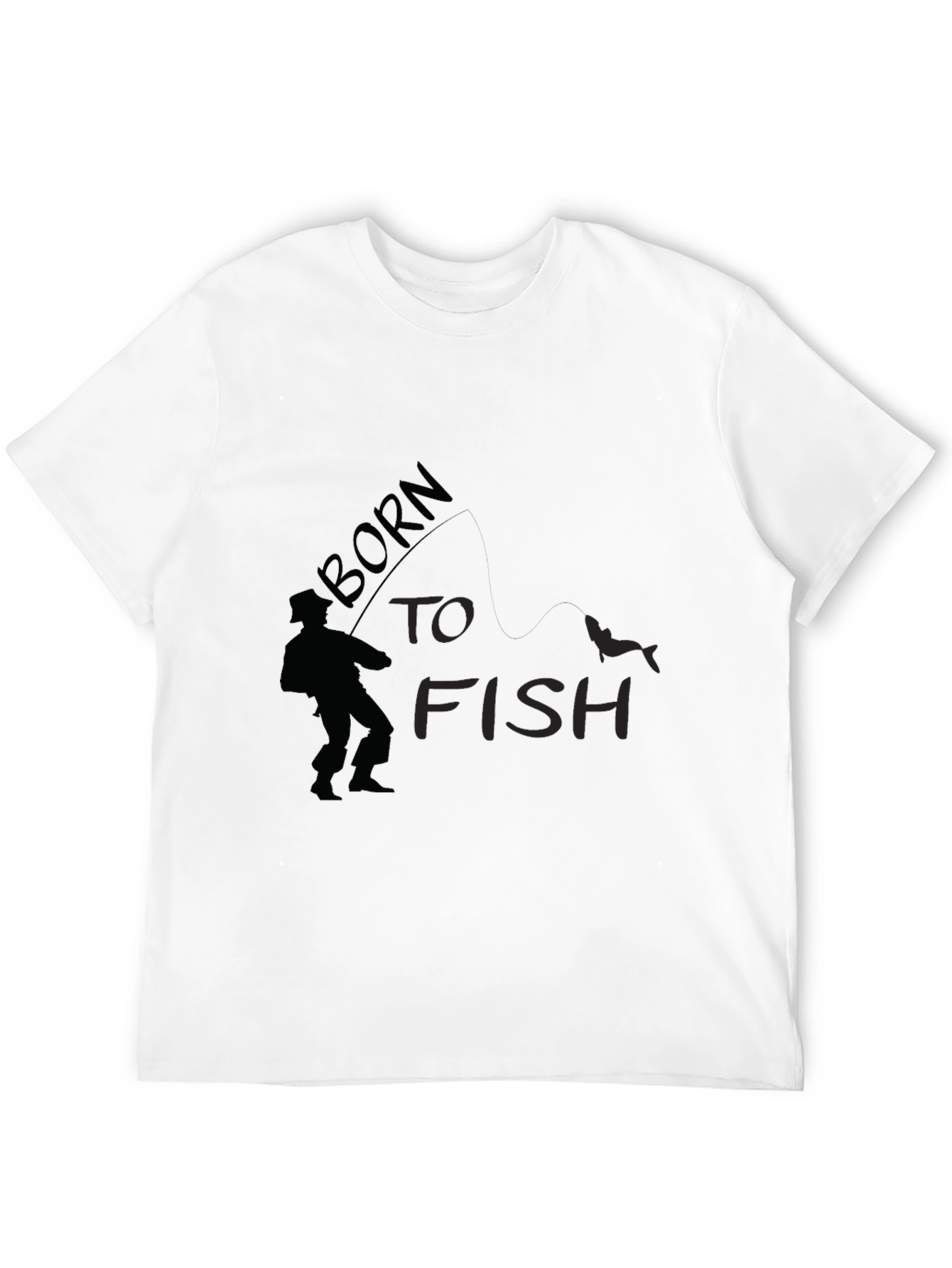 Born to Fish Black T-Shirt