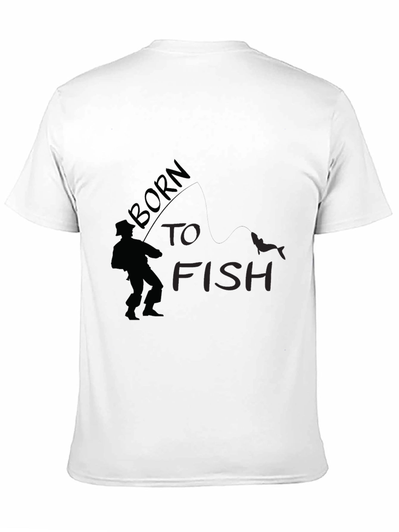 Born to Fish Black T-Shirt