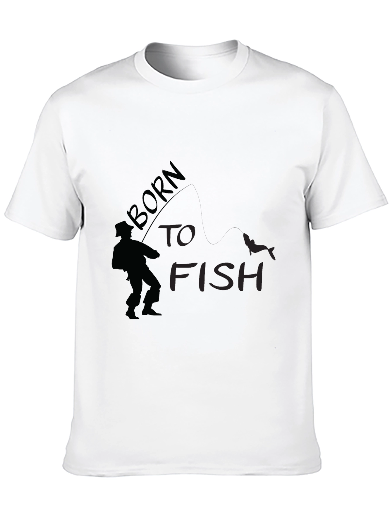 Born to Fish Black T-Shirt