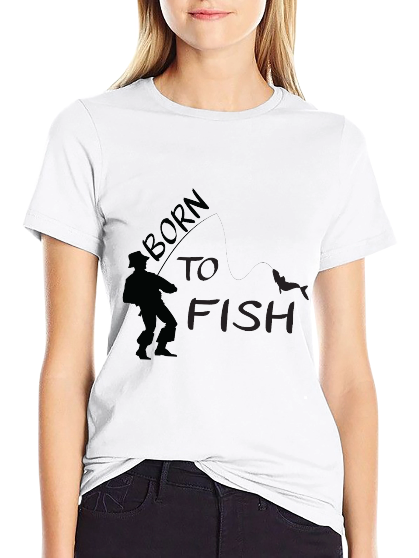 Born to Fish Black T-Shirt