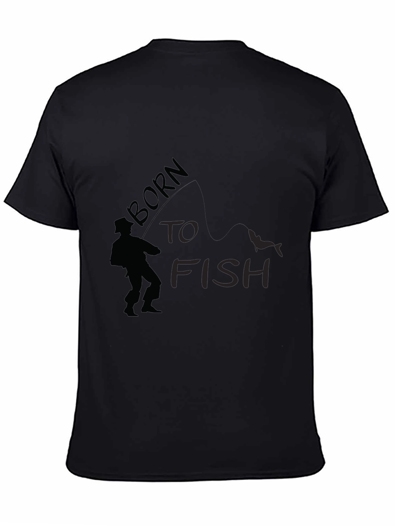 Born to Fish Black T-Shirt