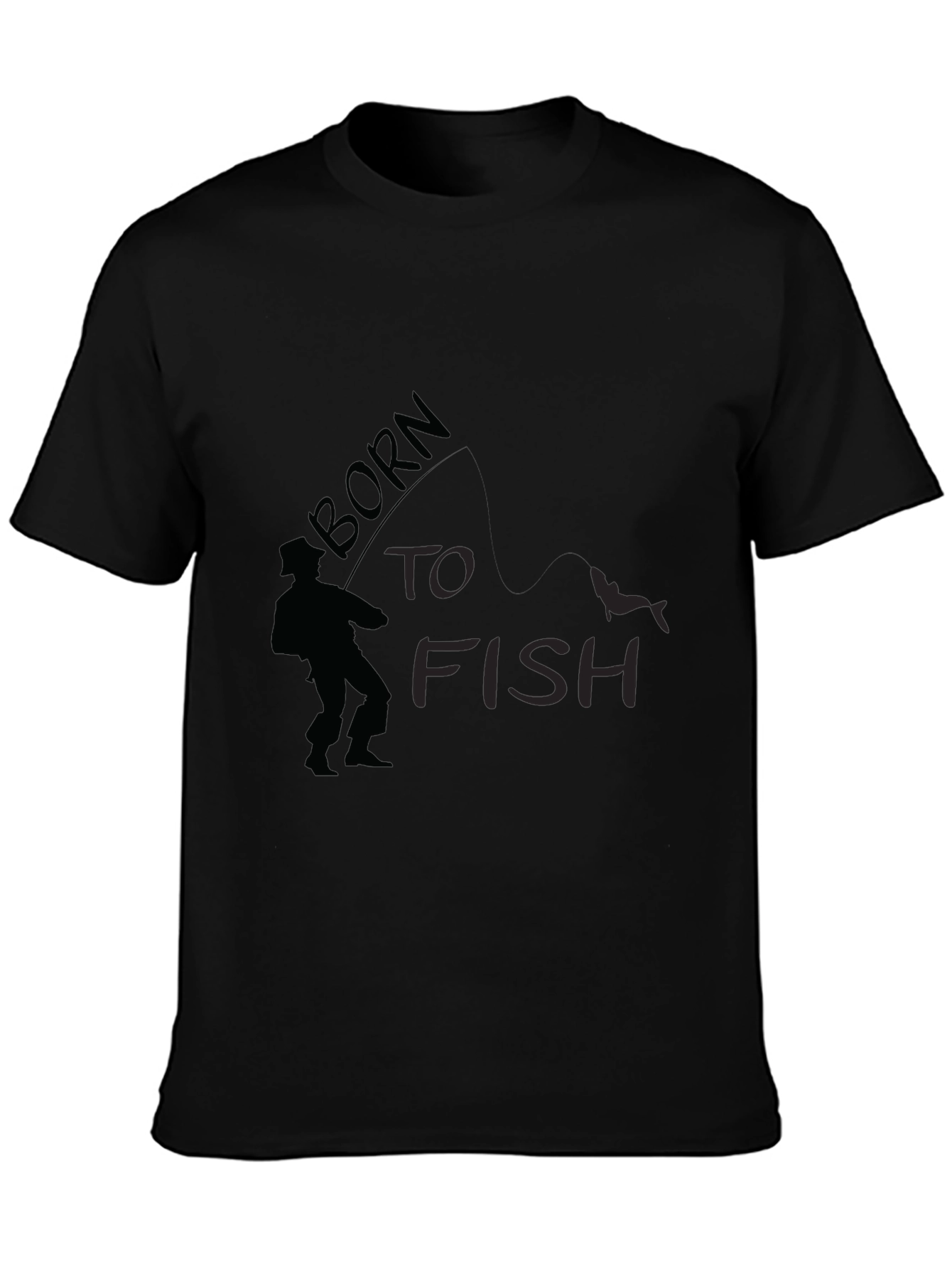 Born to Fish Black T-Shirt