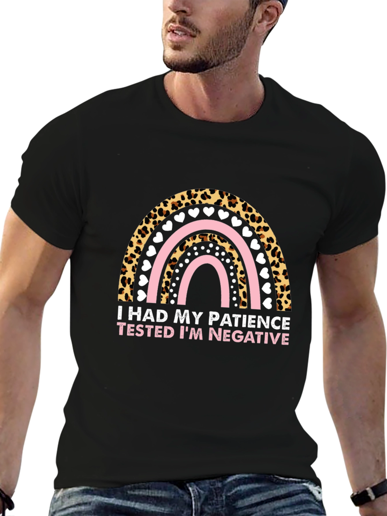 Humorous No Patience Graphic Tee