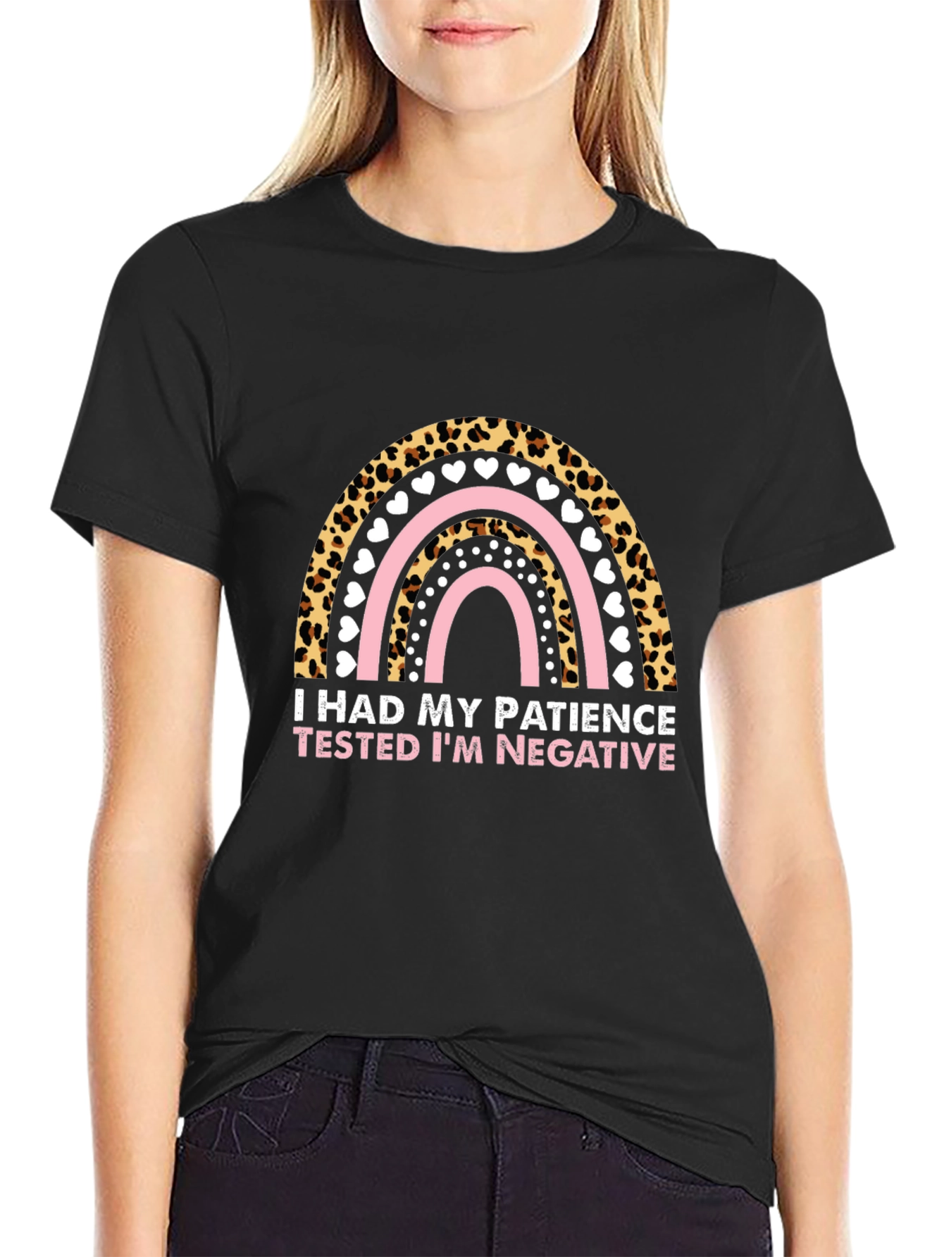 Humorous No Patience Graphic Tee
