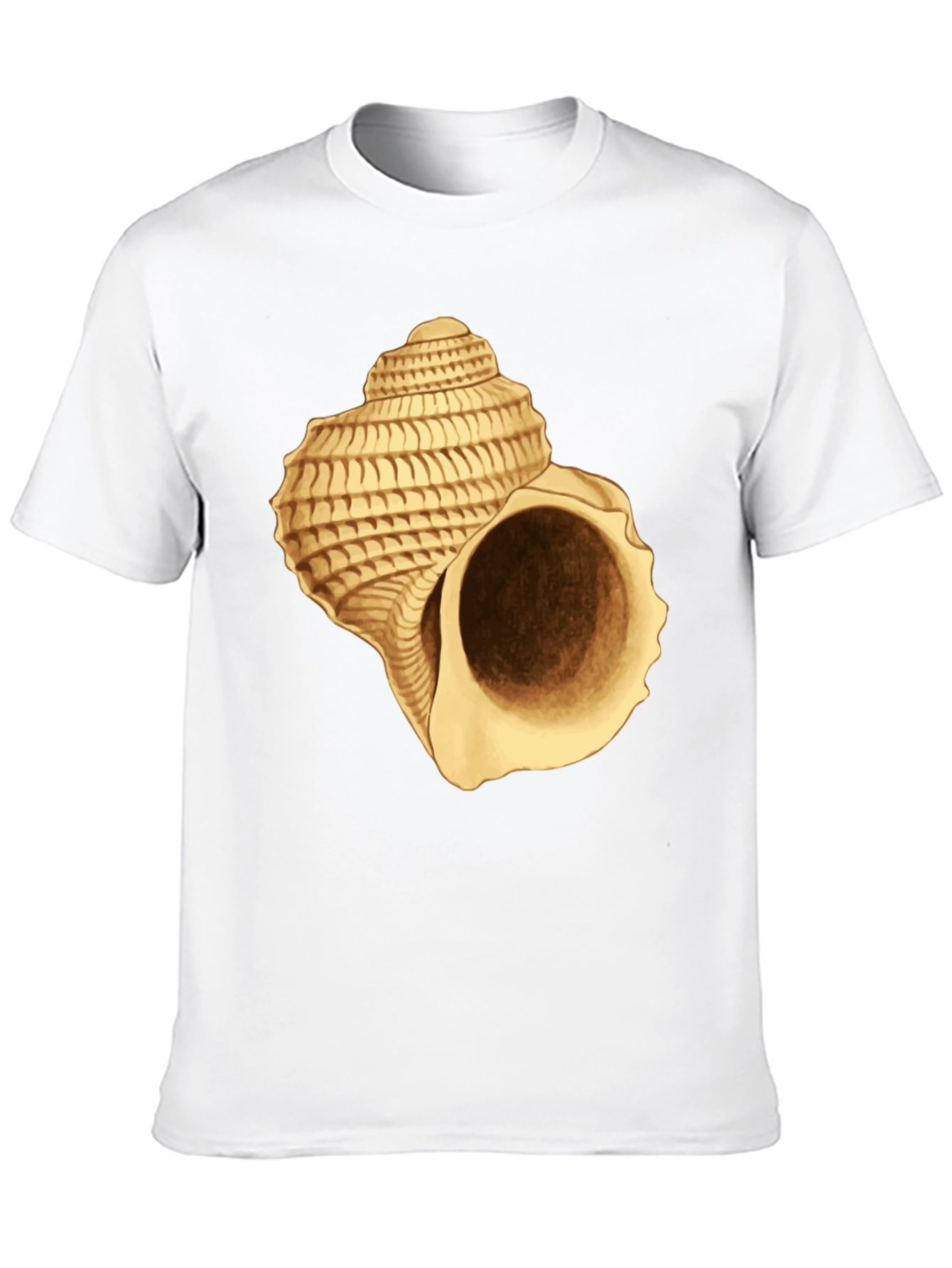 Seashell Graphic Black T-Shirt