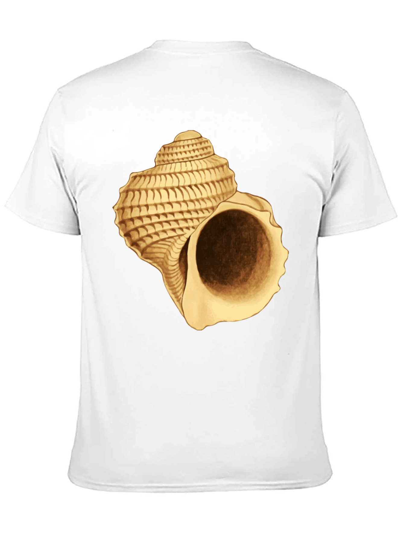 Seashell Graphic Black T-Shirt