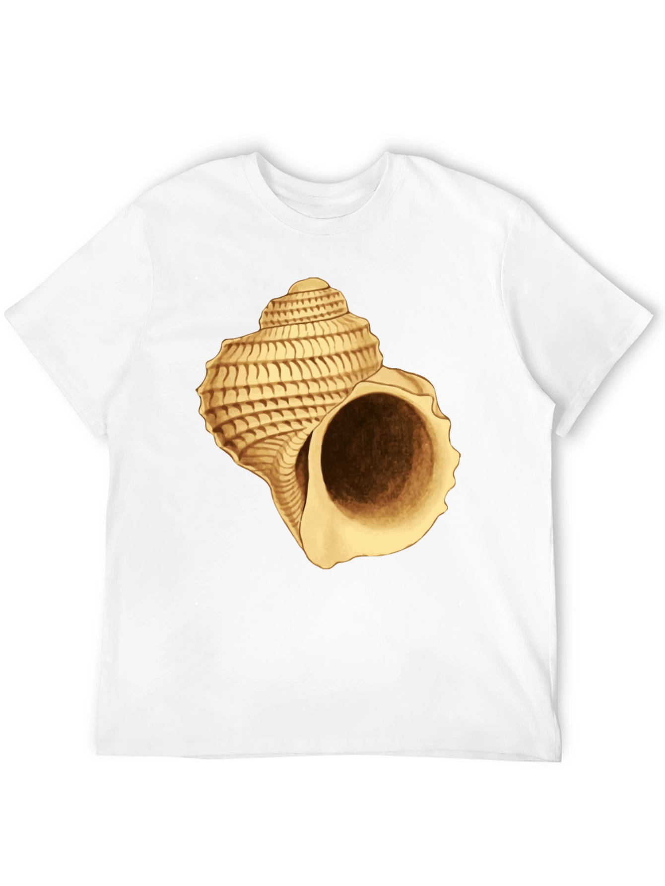 Seashell Graphic Black T-Shirt