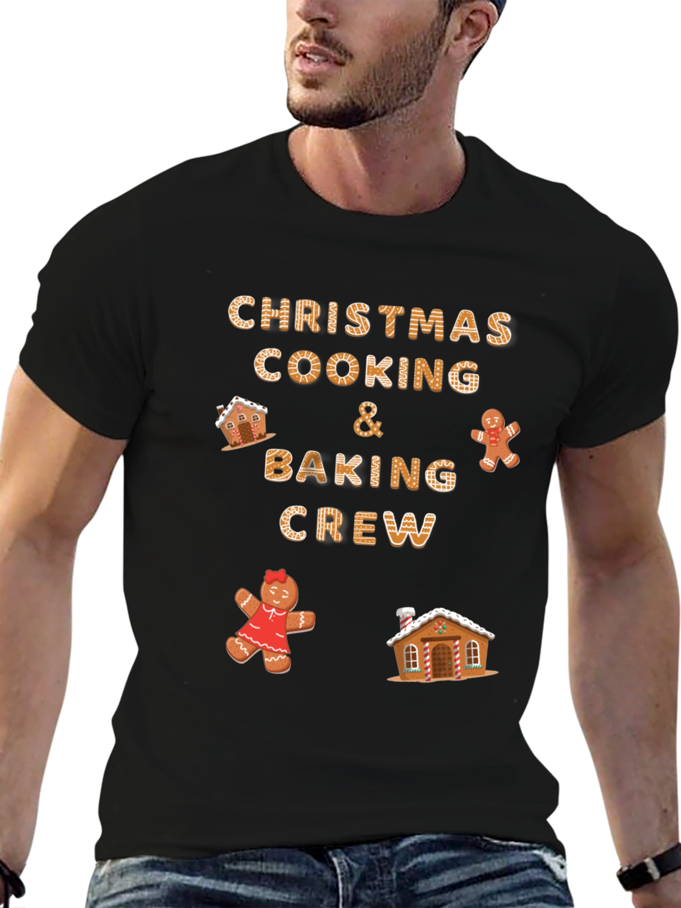 Christmas Cooking and Baking Crew T-Shirt