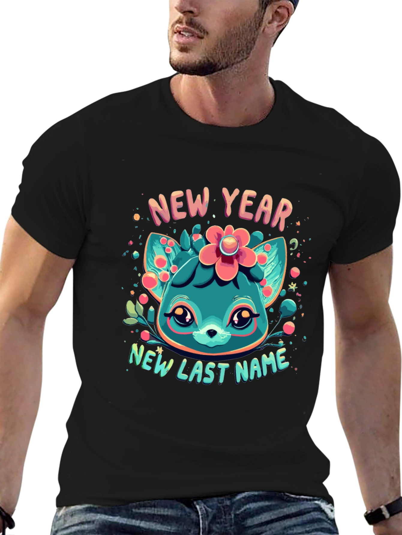 New Year New Last Name Graphic Tee