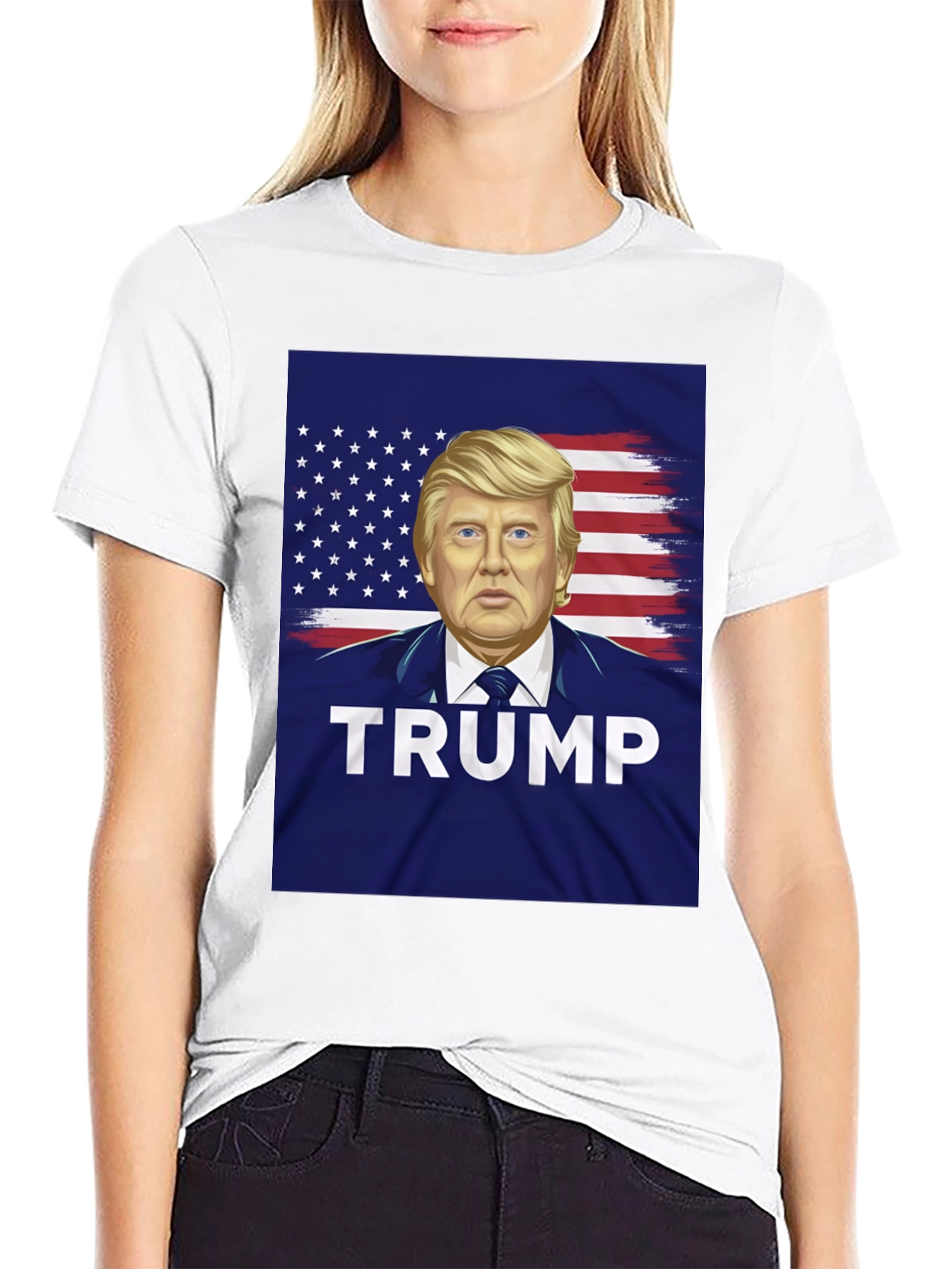Trump American Flag T-Shirt