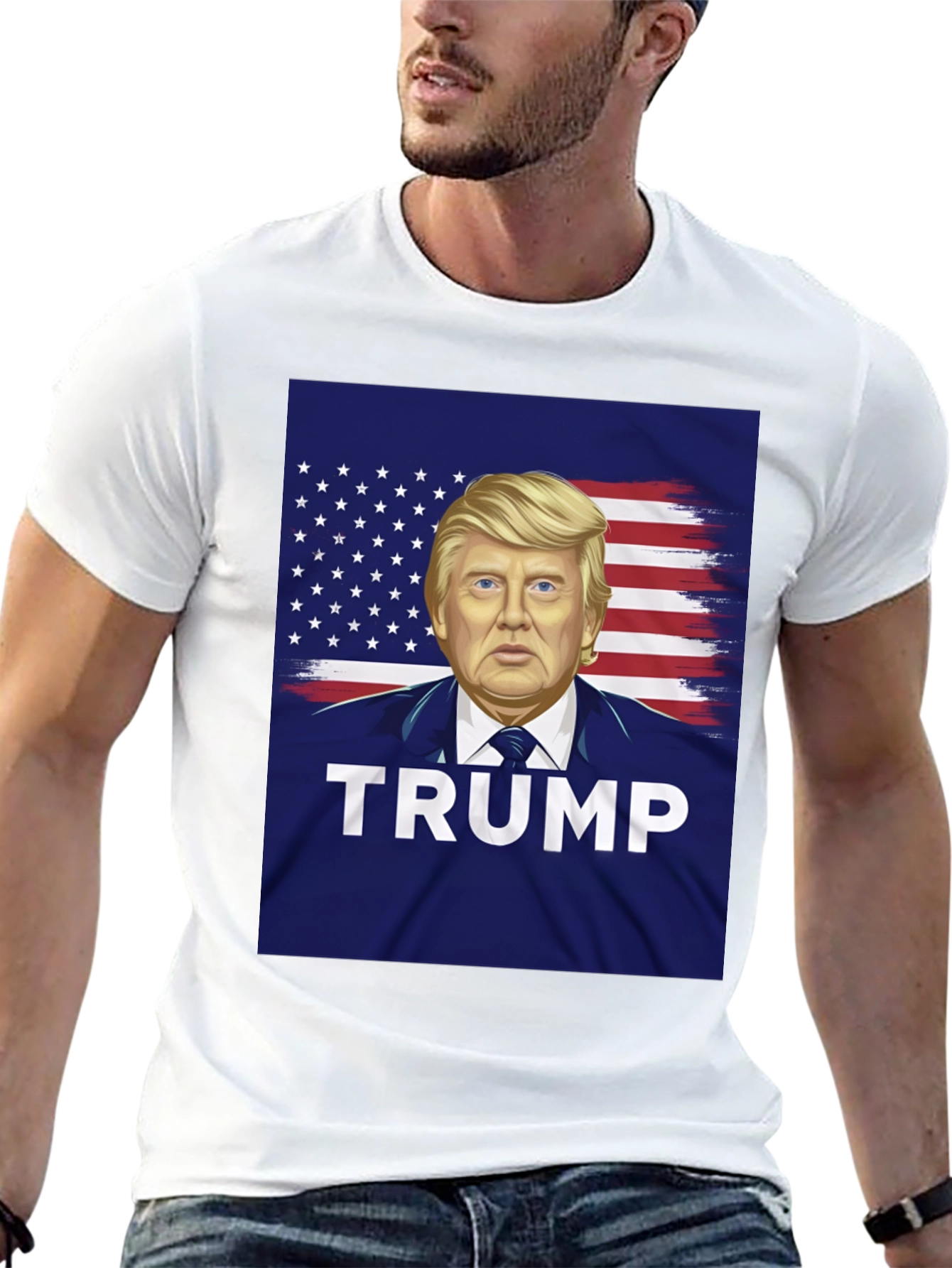 Trump American Flag T-Shirt