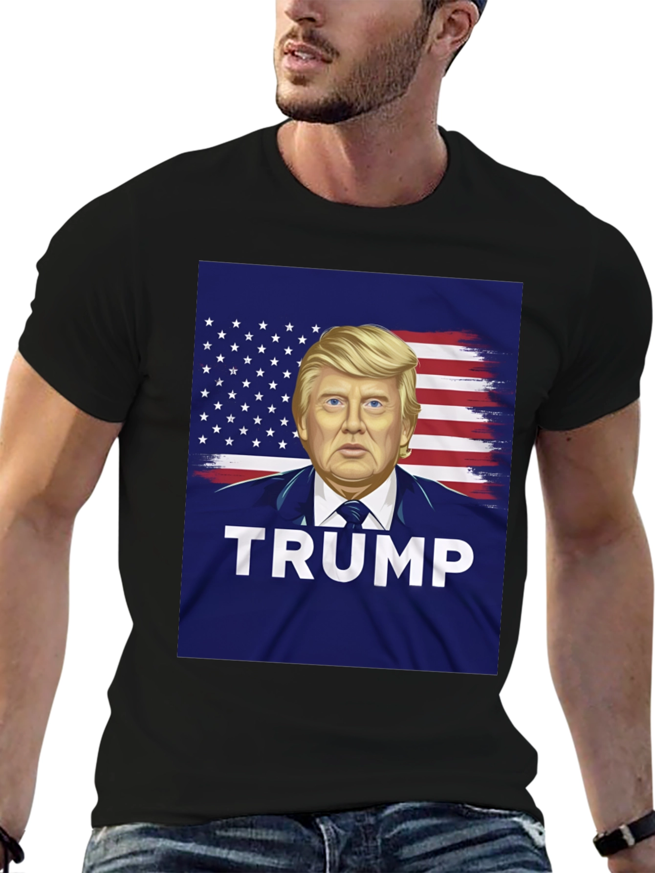 Trump American Flag T-Shirt