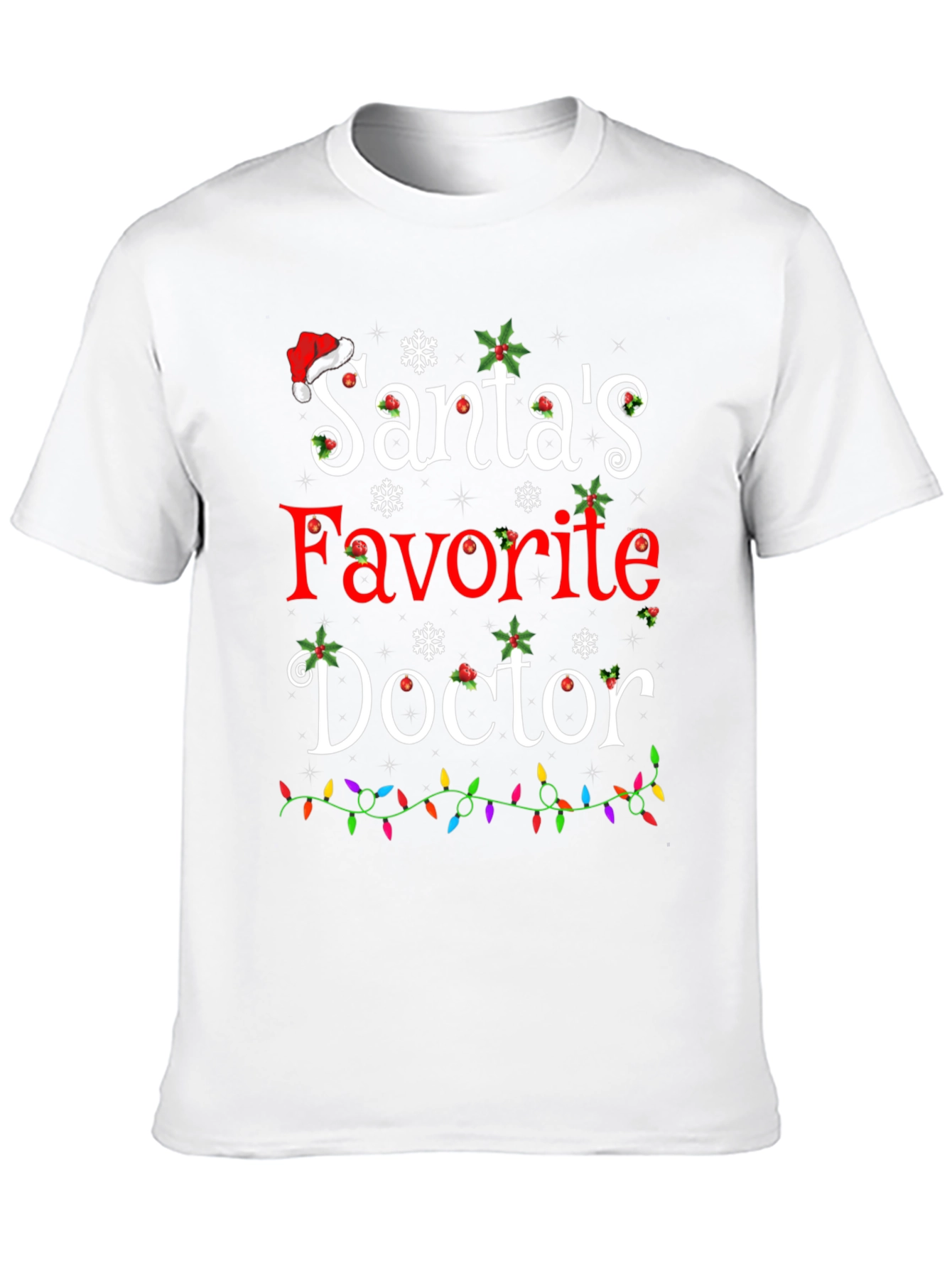 Santas Favorite Doctor Christmas T-Shirt