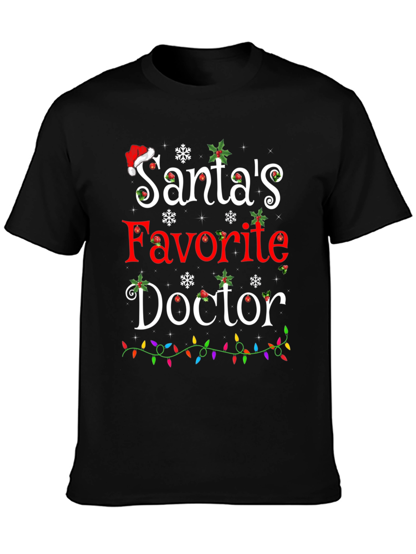 Santas Favorite Doctor Christmas T-Shirt