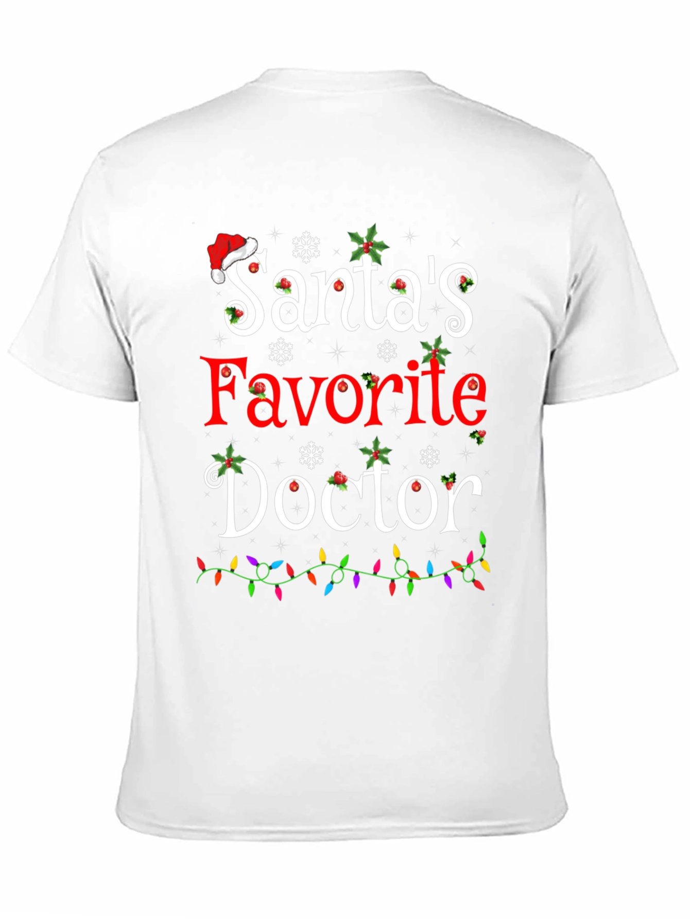 Santas Favorite Doctor Christmas T-Shirt
