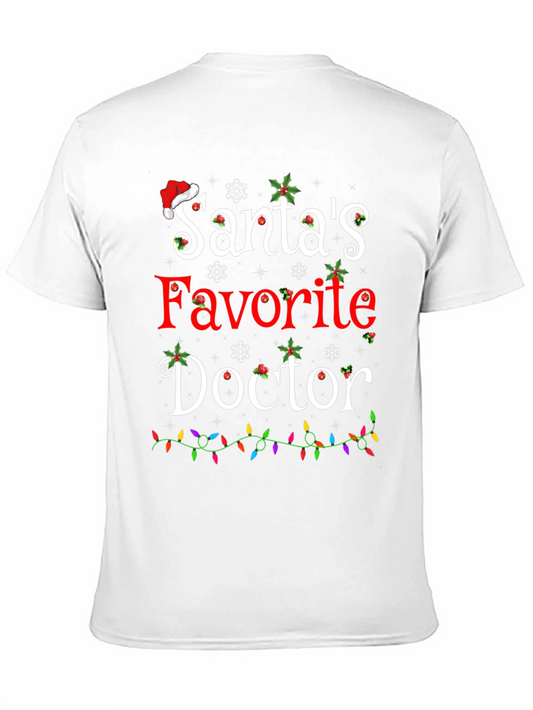 Santas Favorite Doctor Christmas T-Shirt