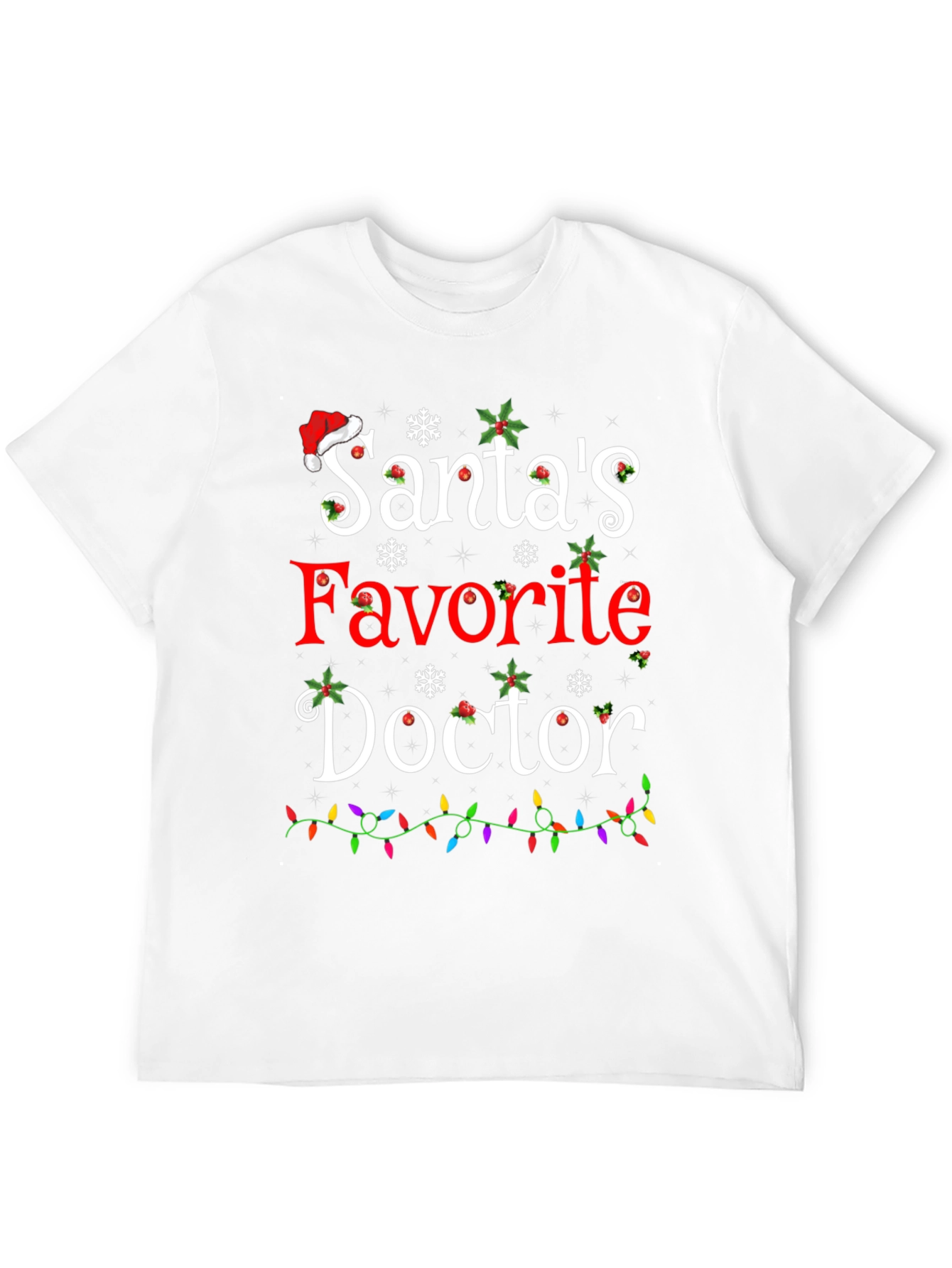 Santas Favorite Doctor Christmas T-Shirt