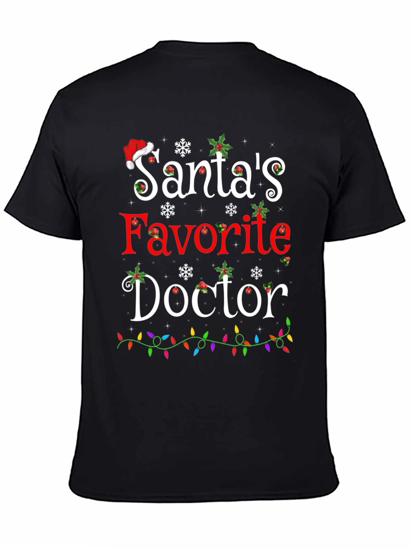 Santas Favorite Doctor Christmas T-Shirt