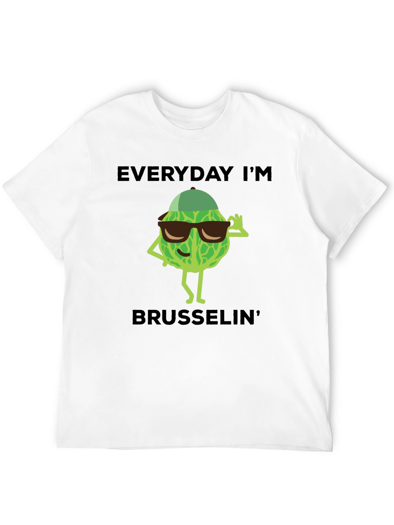 Everyday Im Brusselin T-Shirt - Funny Vegetable Tee