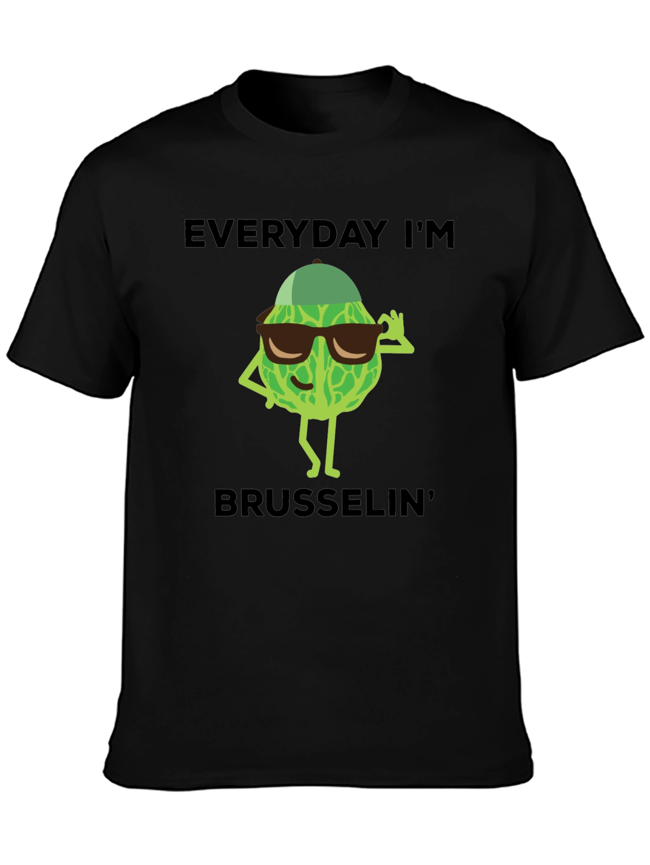 Everyday Im Brusselin T-Shirt - Funny Vegetable Tee