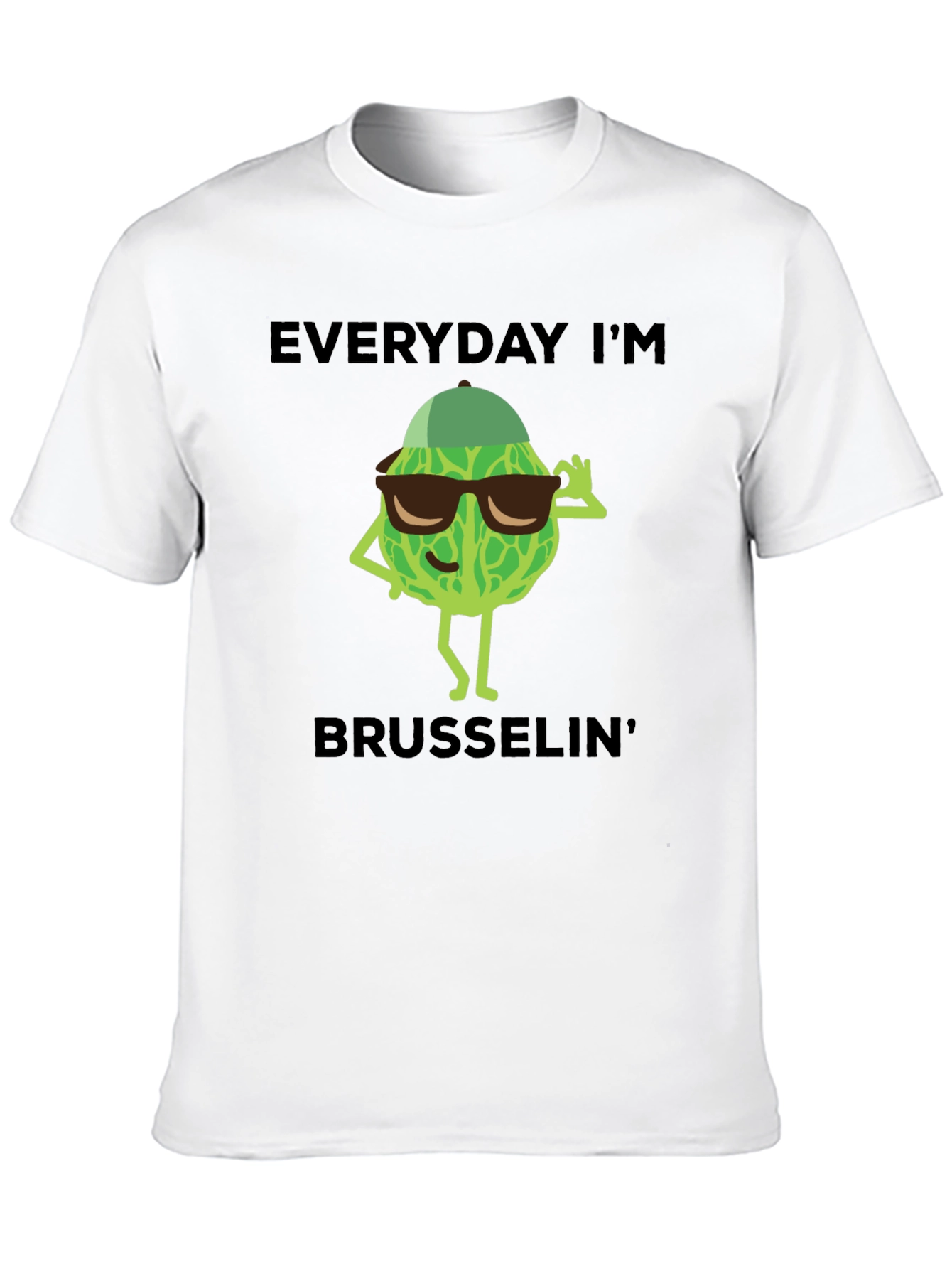 Everyday Im Brusselin T-Shirt - Funny Vegetable Tee