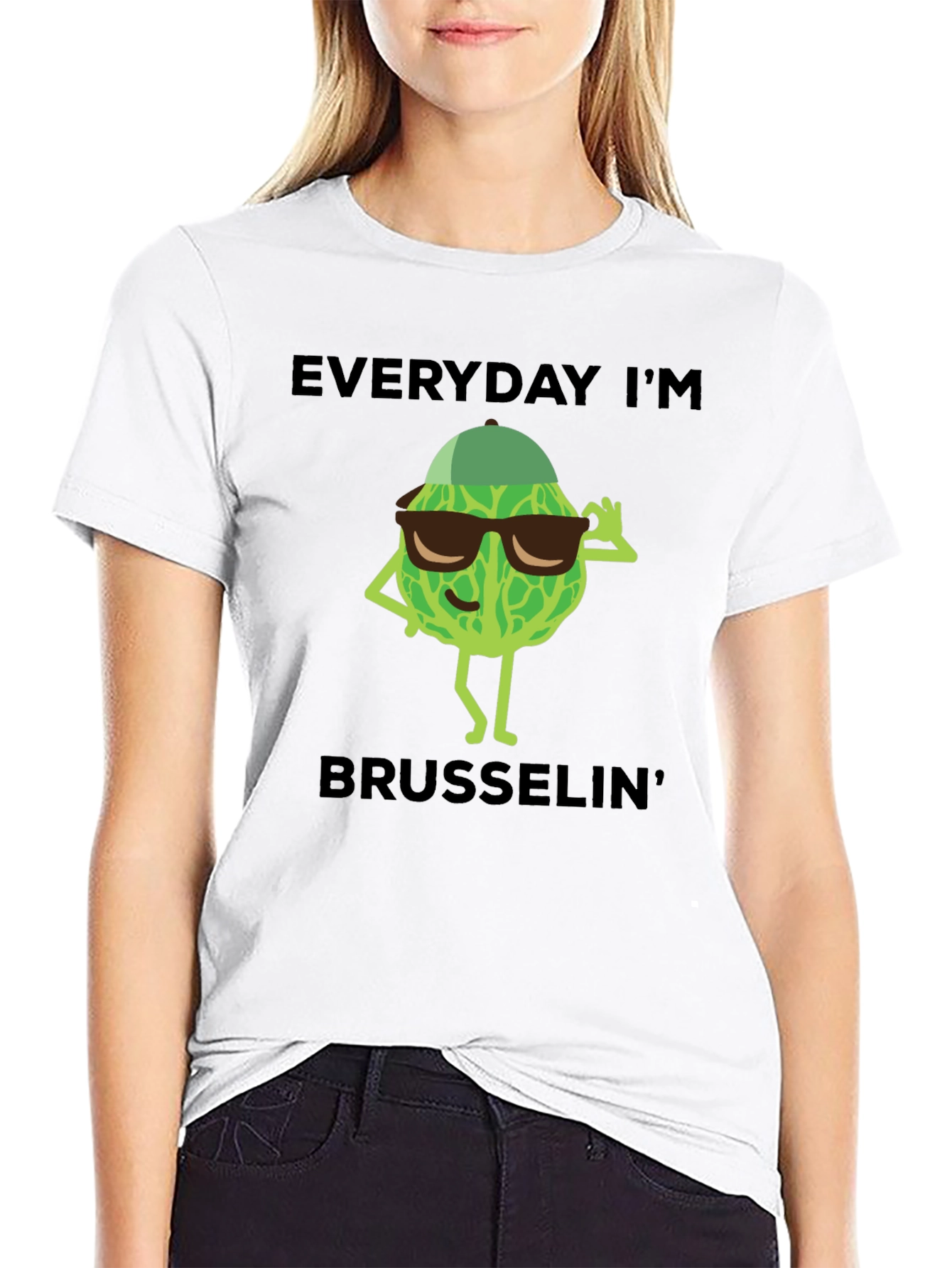Everyday Im Brusselin T-Shirt - Funny Vegetable Tee