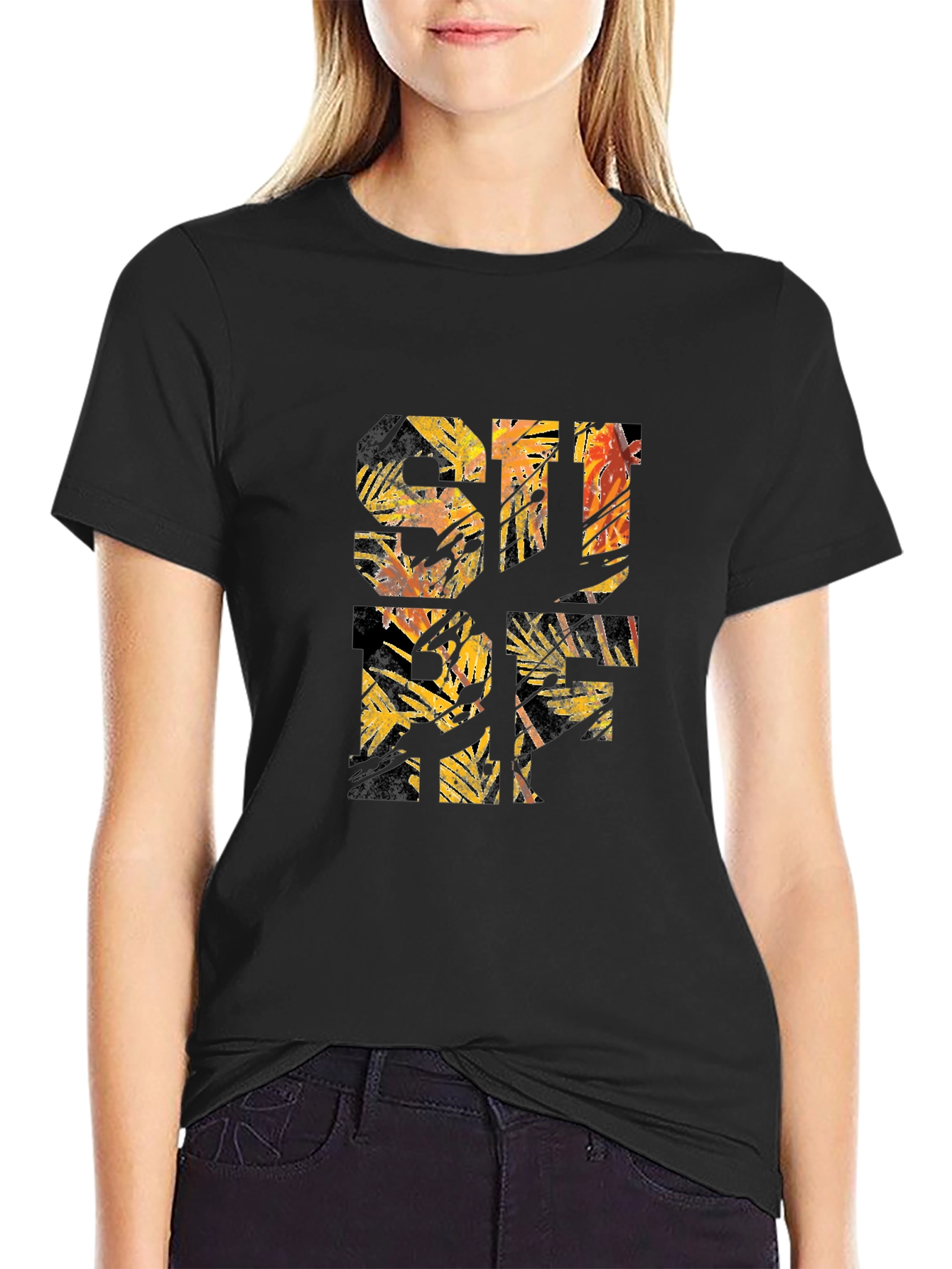 Surf Graphic Print Mens T-Shirt