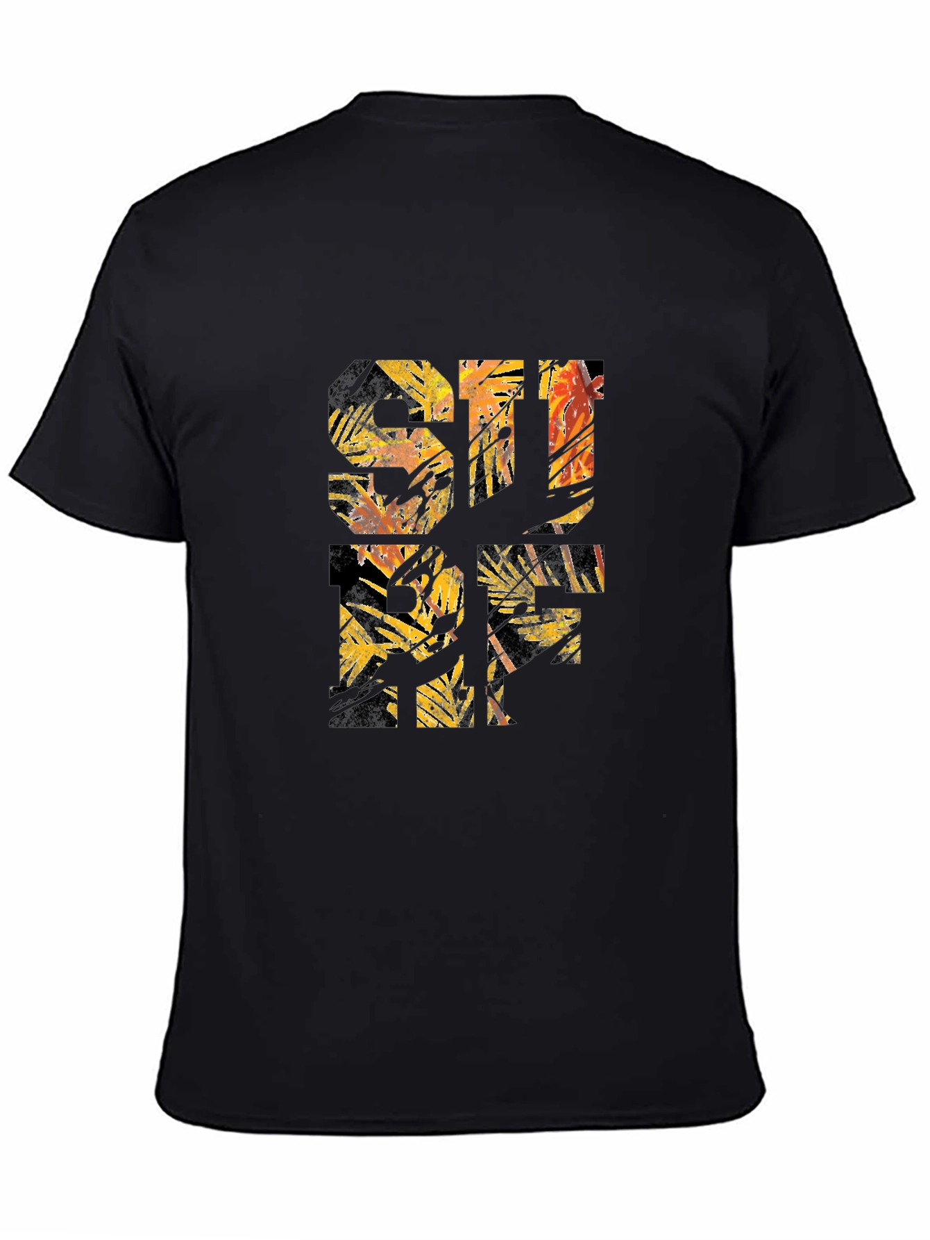 Surf Graphic Print Mens T-Shirt