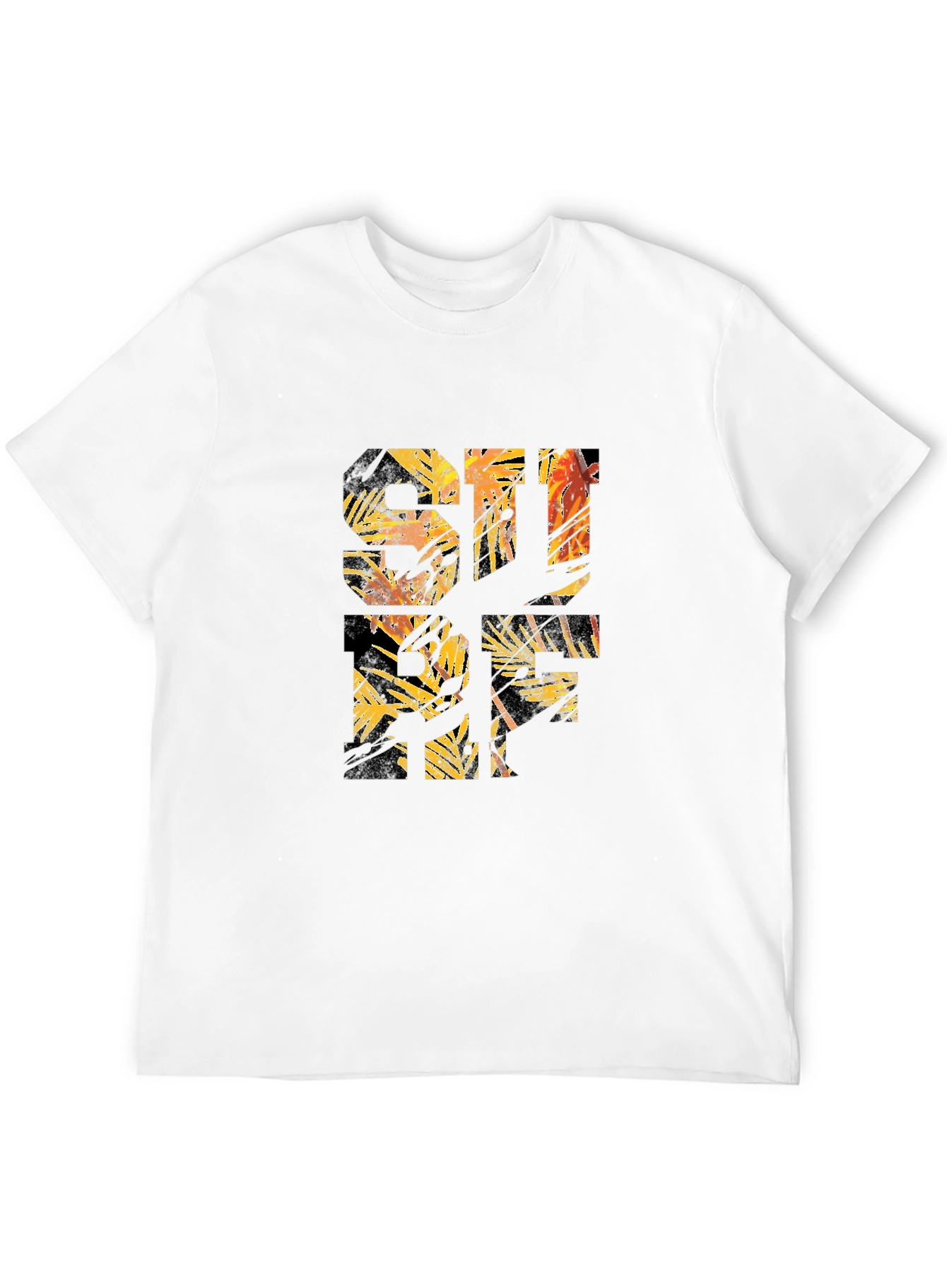 Surf Graphic Print Mens T-Shirt