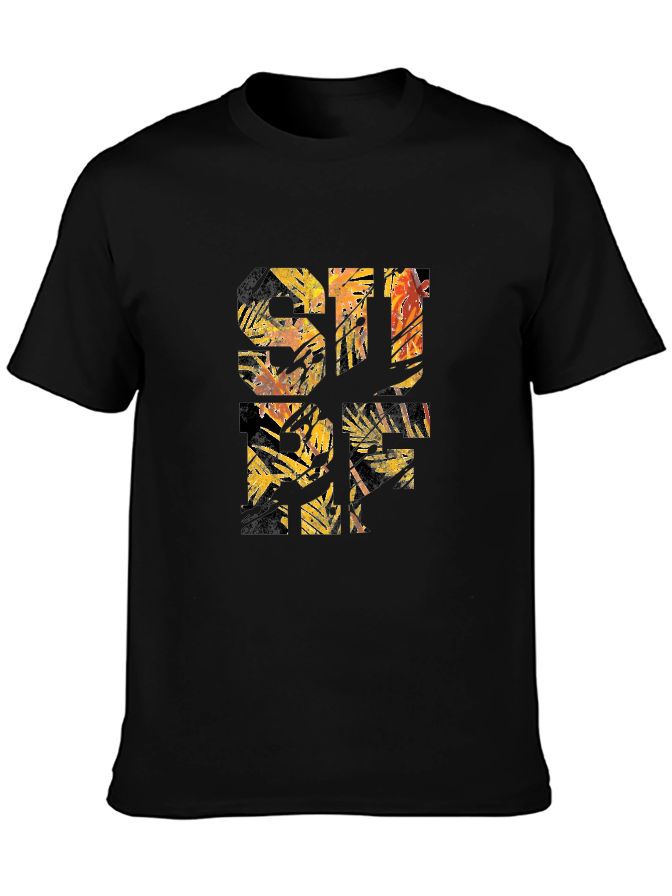 Surf Graphic Print Mens T-Shirt