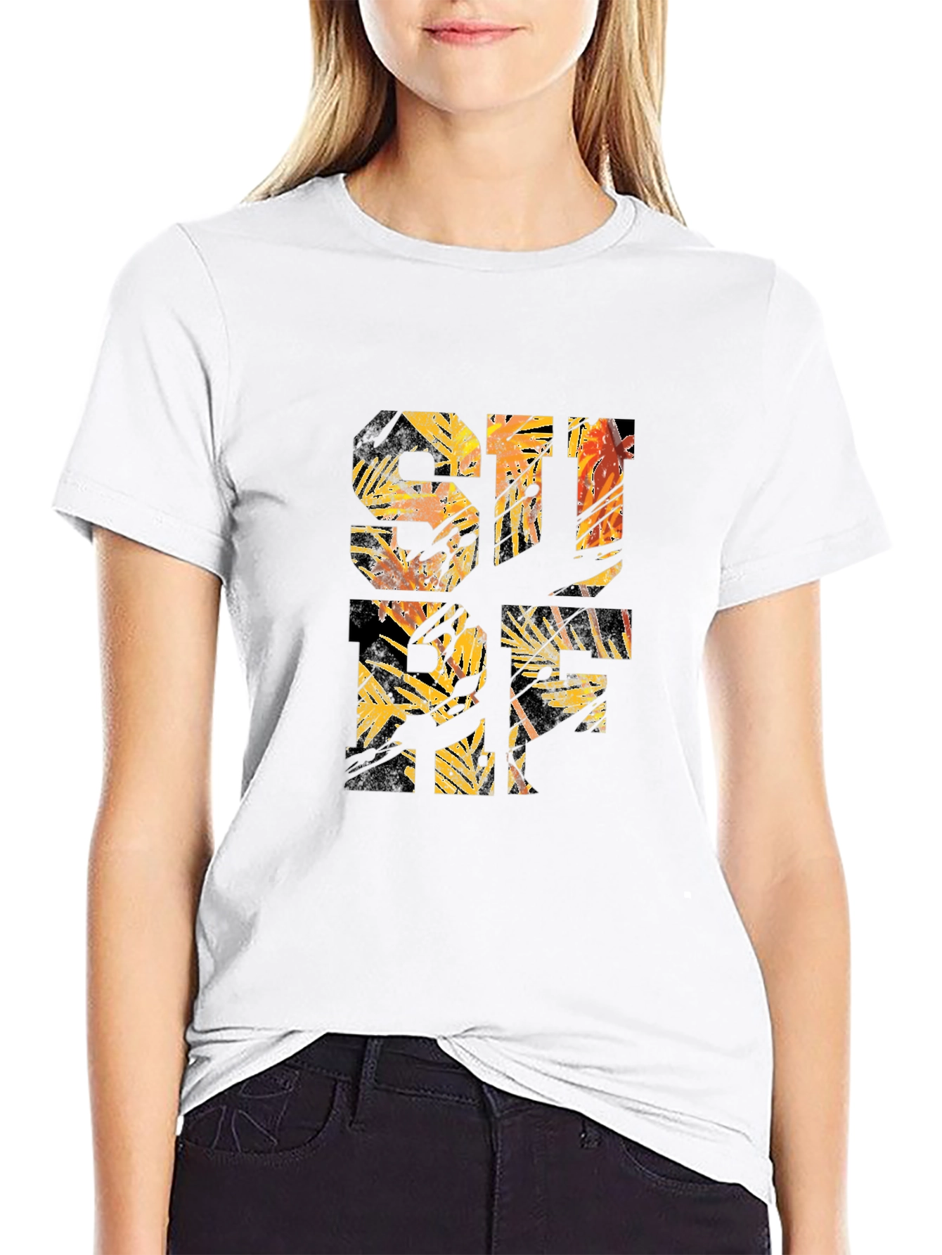 Surf Graphic Print Mens T-Shirt