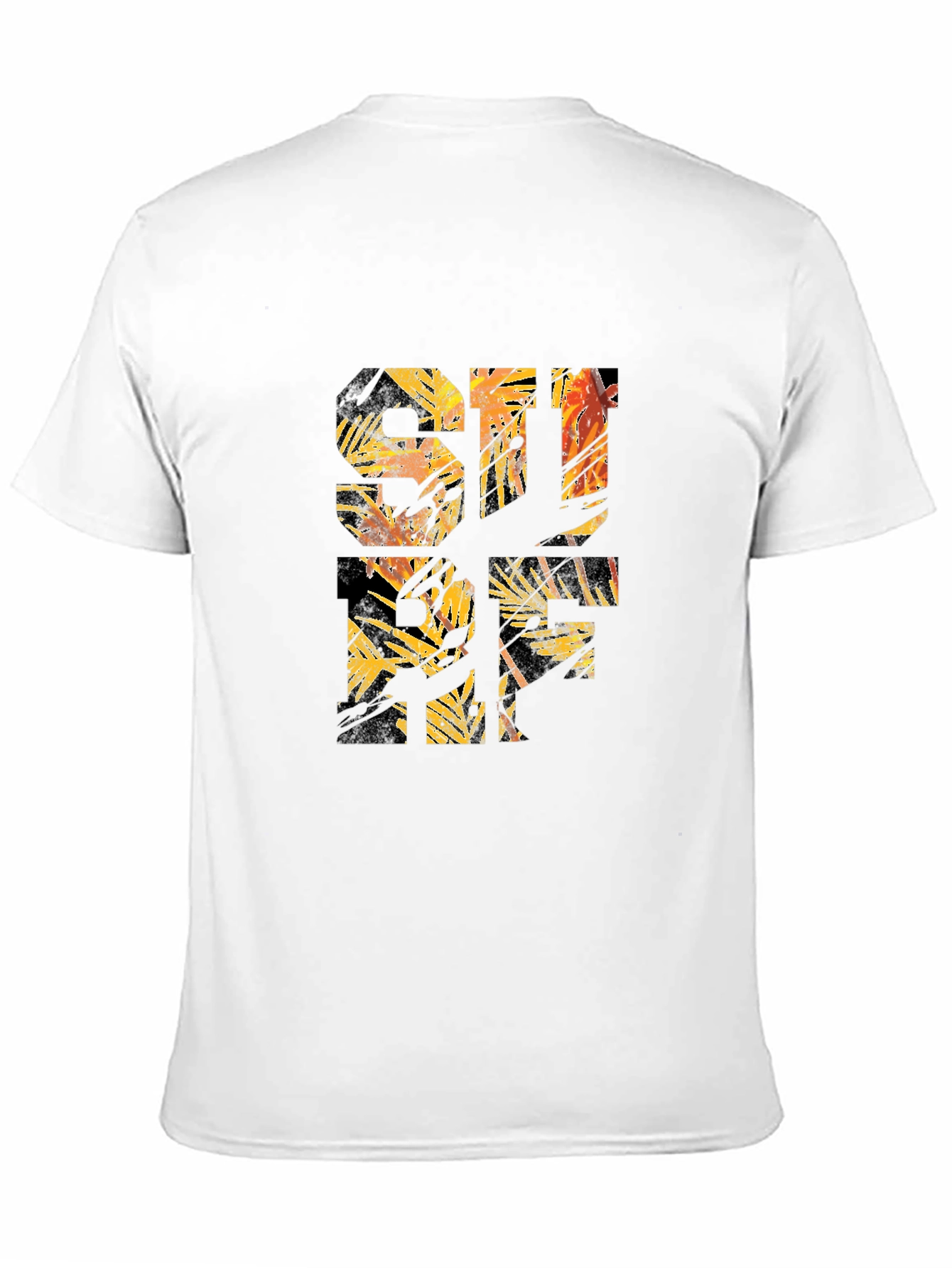 Surf Graphic Print Mens T-Shirt