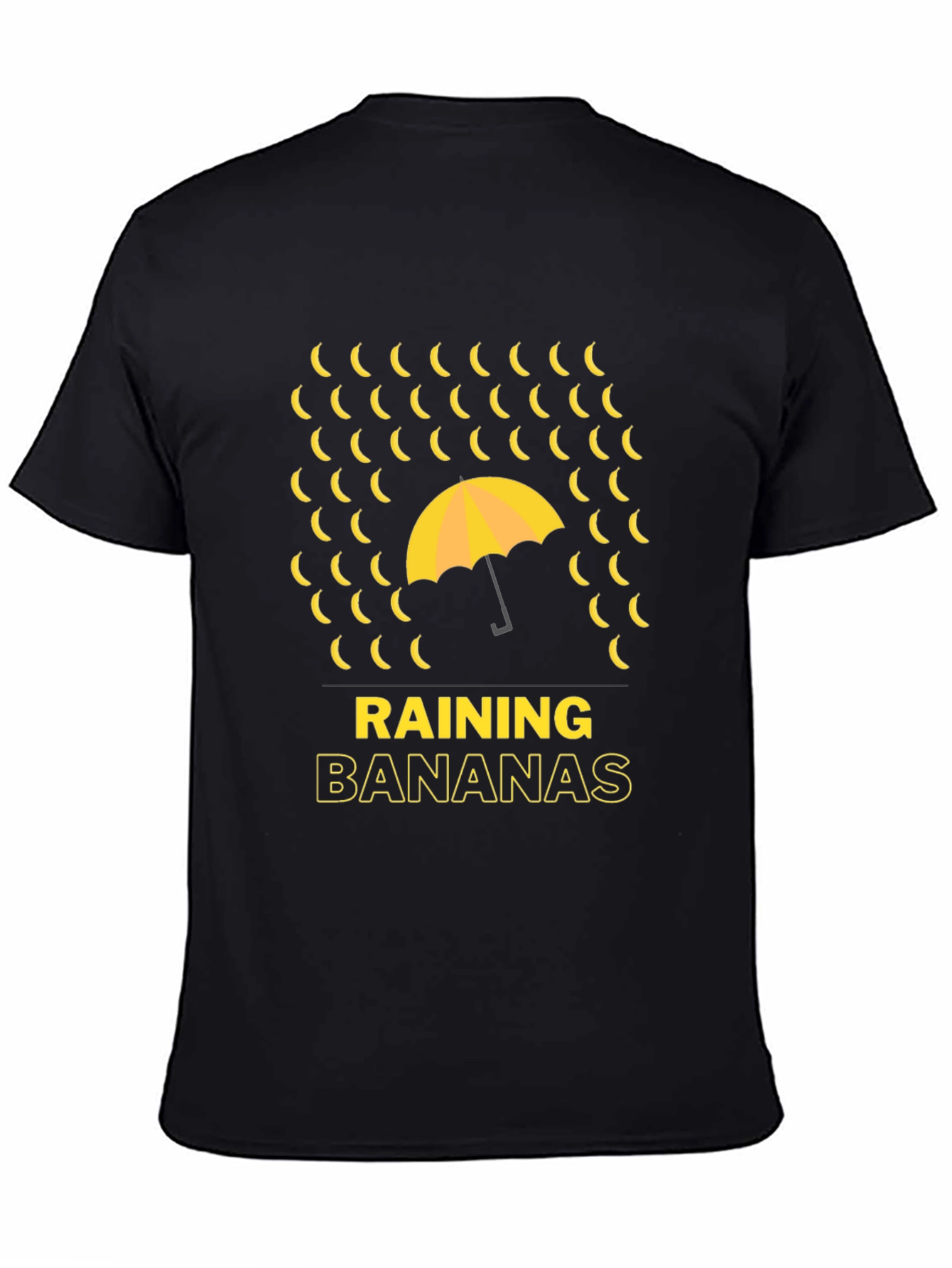 Raining Bananas Graphic Tee - Funny Novelty Shirt