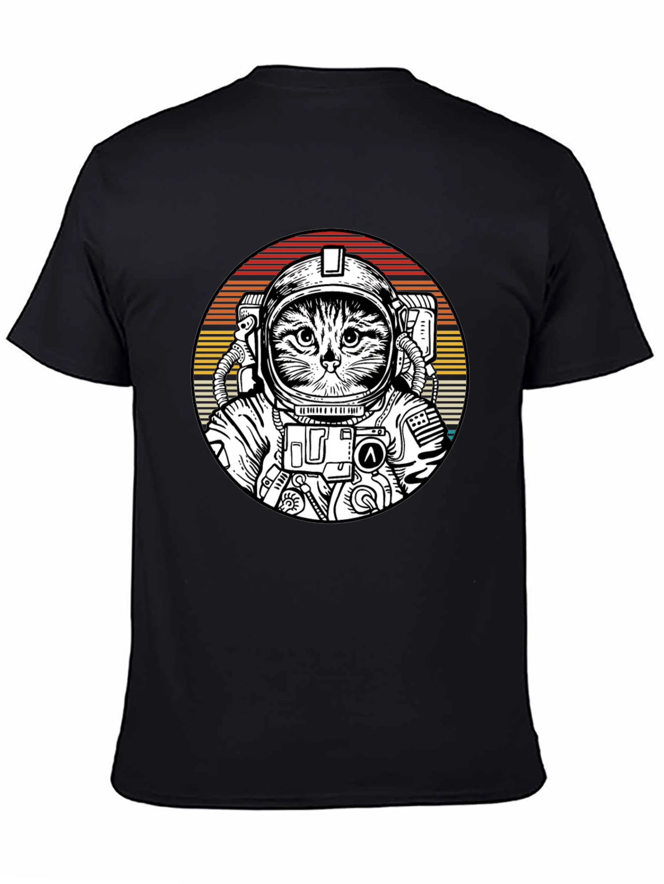 Cat Astronaut Graphic Tee - Space Kitty T-Shirt
