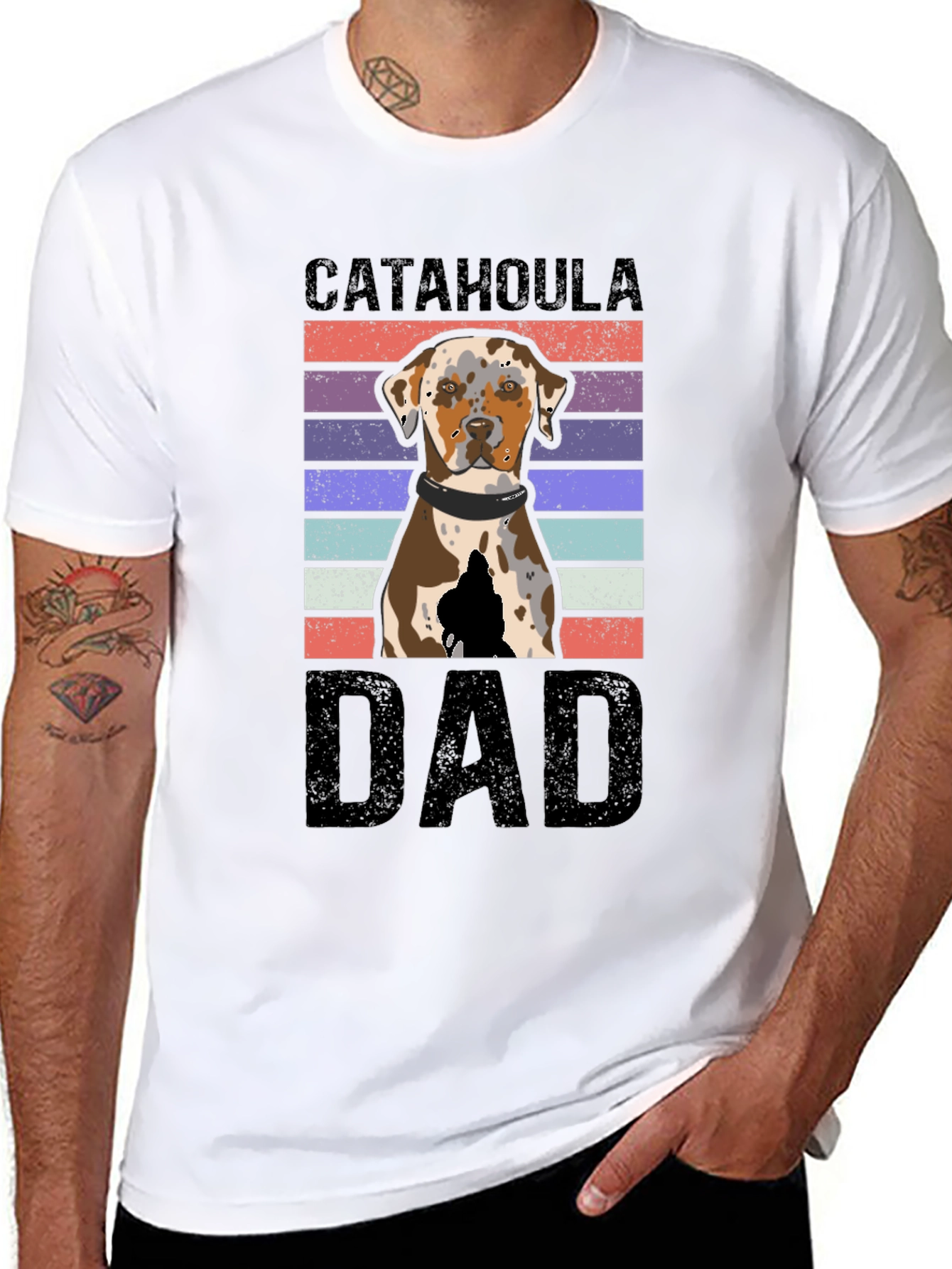 Catahoula Dad T-Shirt - Dog Lover Apparel