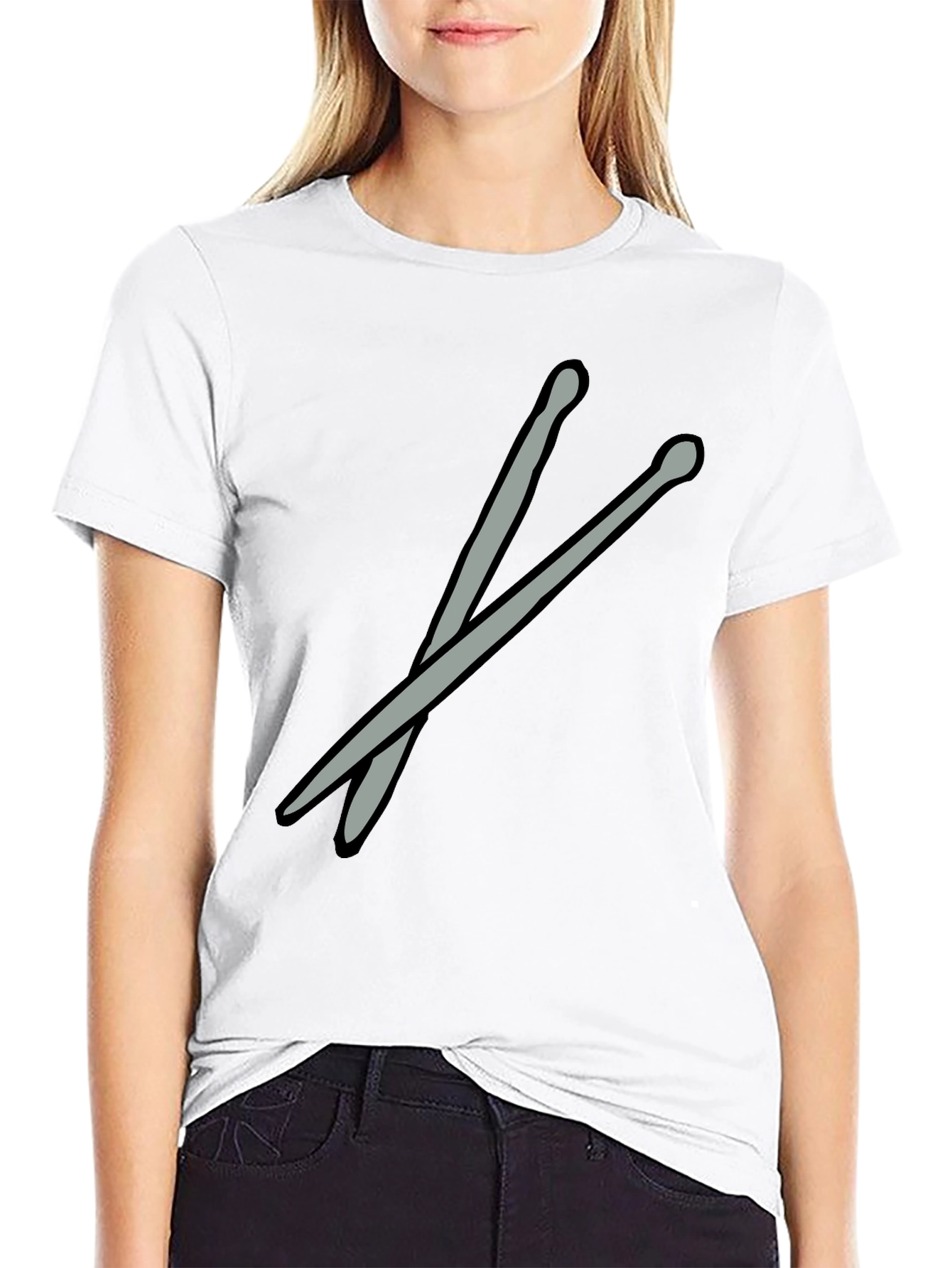 Drumsticks Graphic Tee - Musician Casual Wear