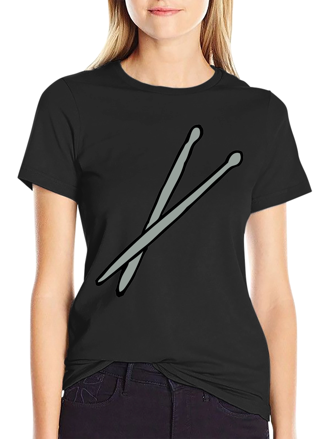 Drumsticks Graphic Tee - Musician Casual Wear