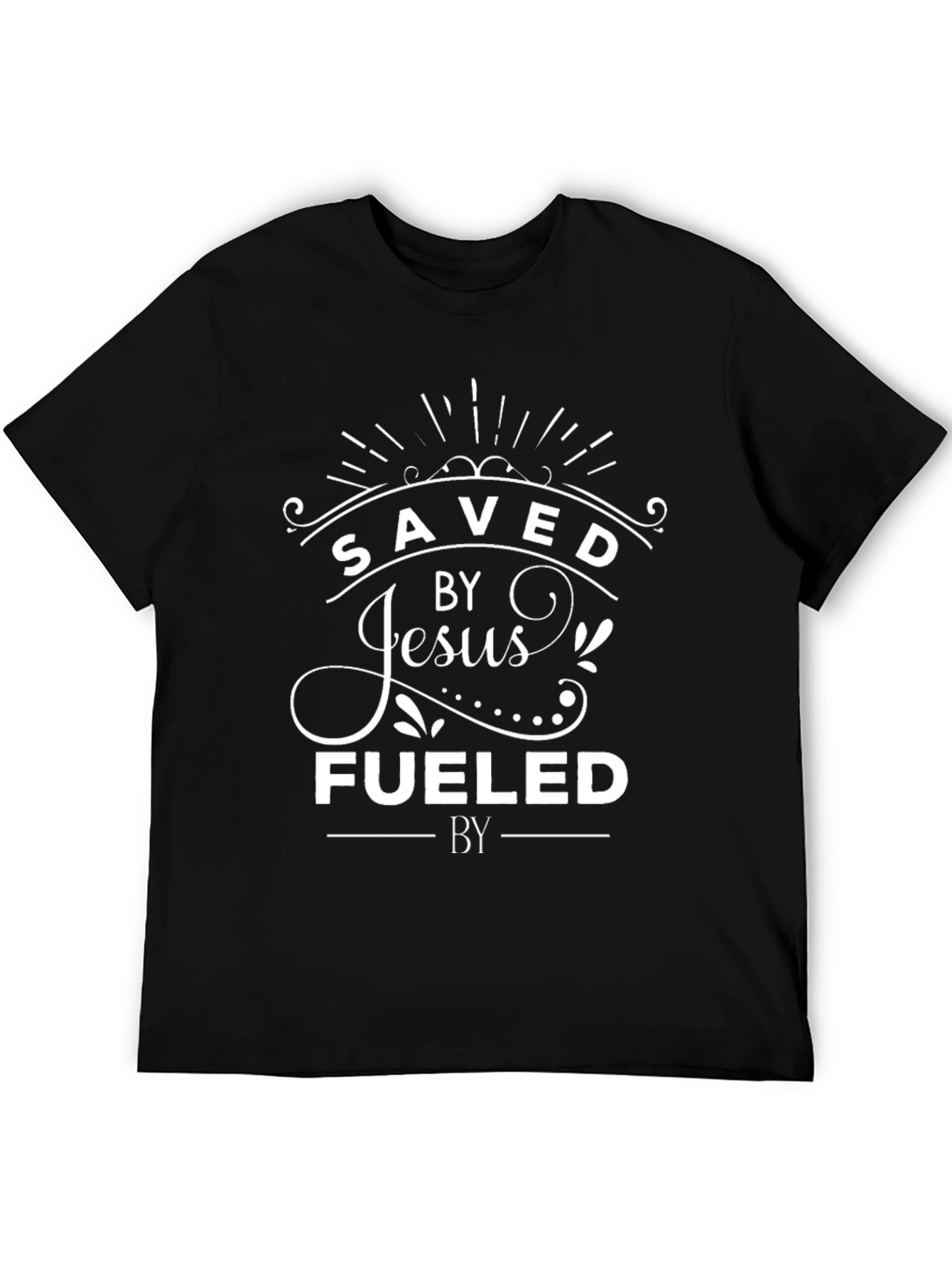 Saved by Jesus Fueled T-Shirt - Christian Apparel