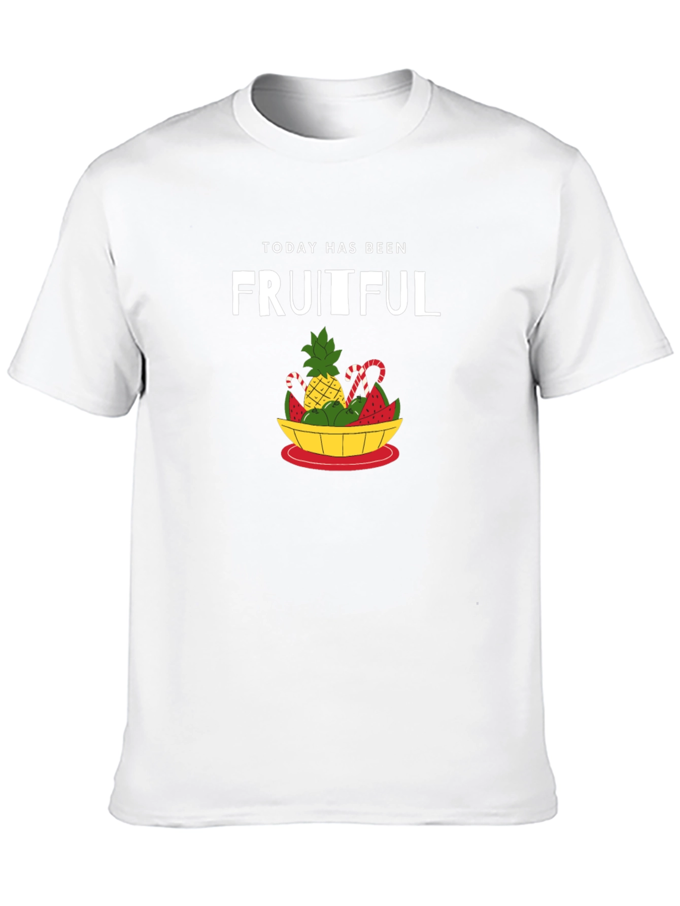 Fruitful Day Graphic T-Shirt - Black Cotton Tee