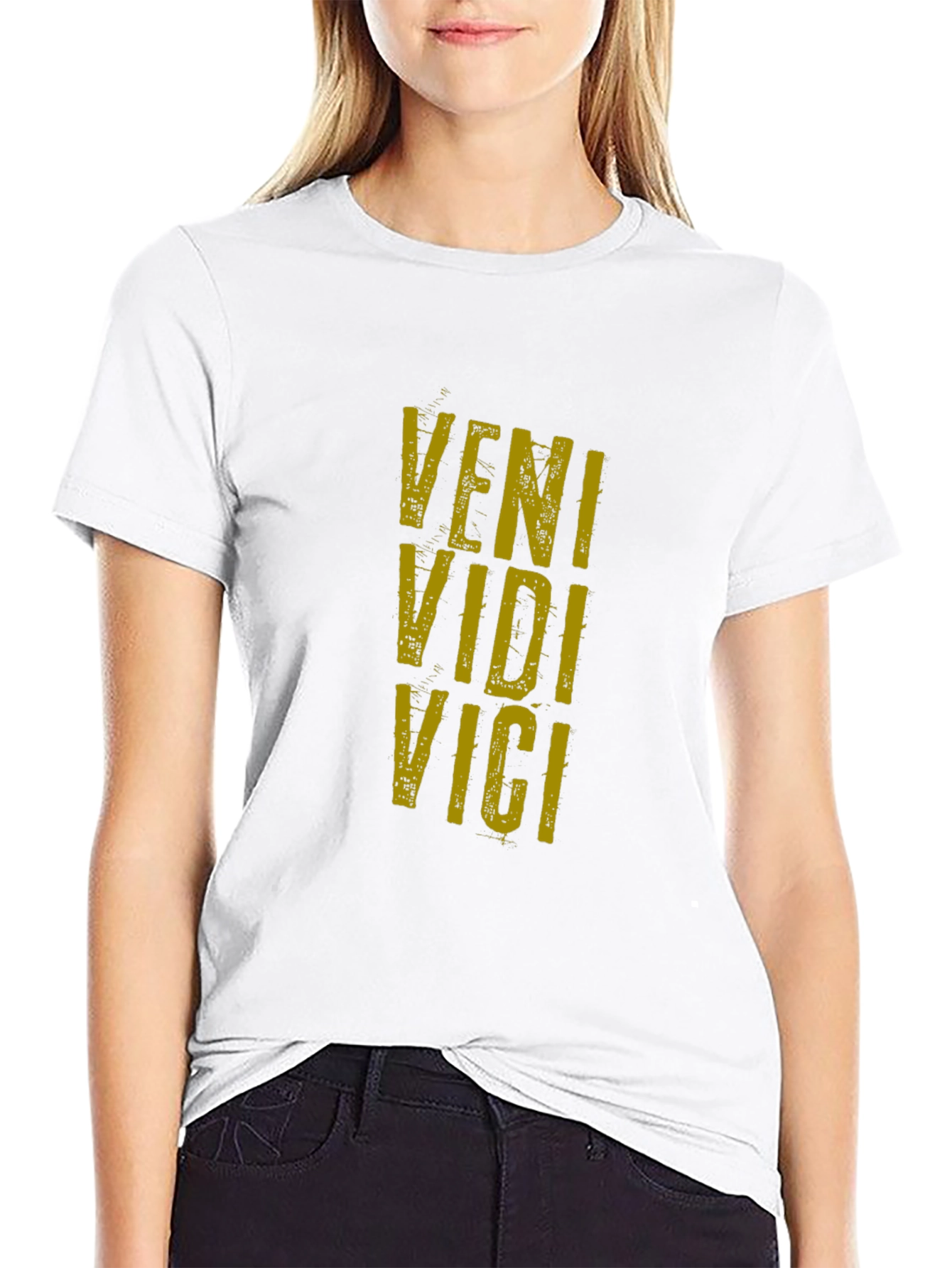Veni Vidi Vici Graphic Tee - Classic Black
