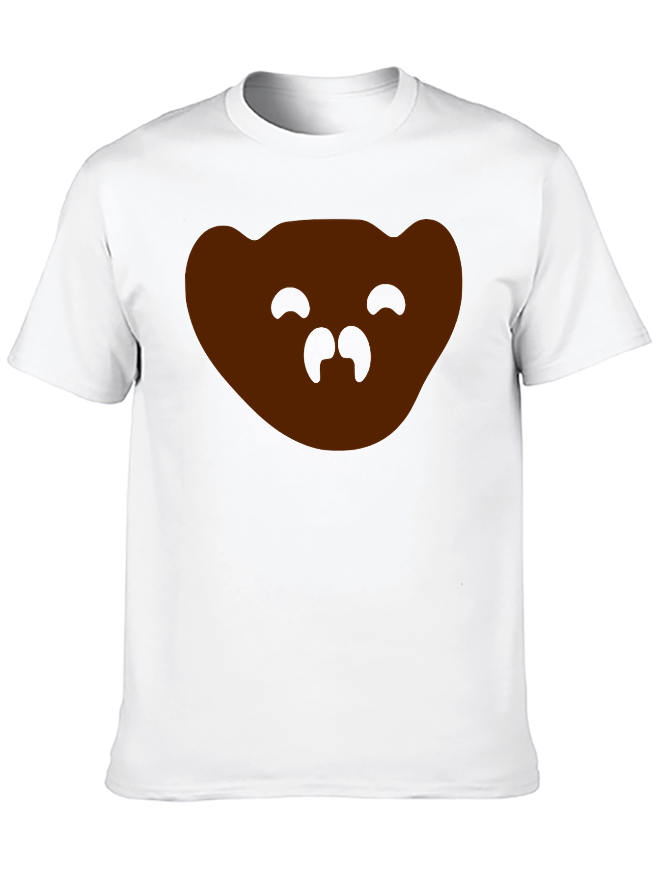 Bear Face Graphic Tee - Mens Black T-Shirt