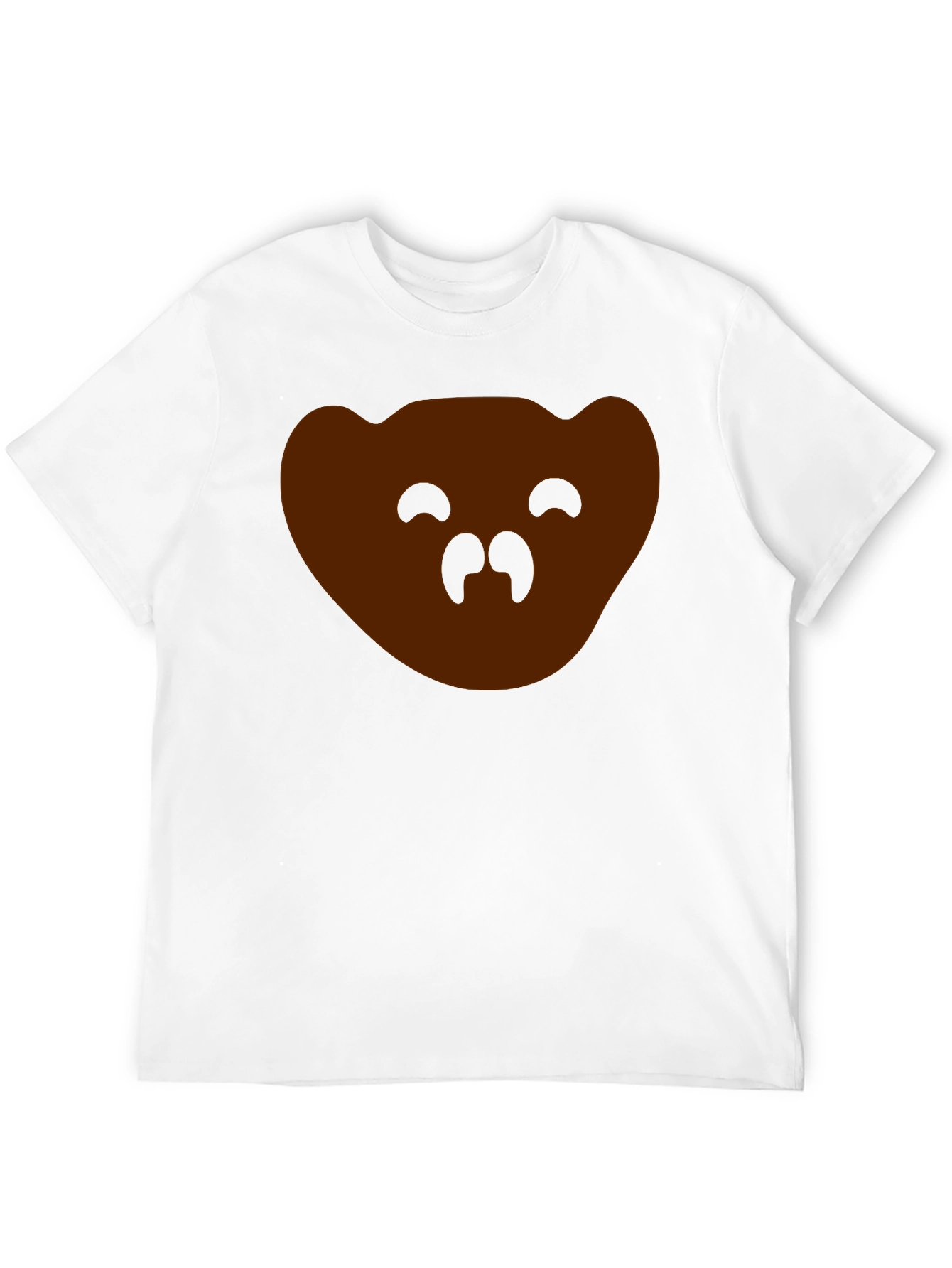 Bear Face Graphic Tee - Mens Black T-Shirt