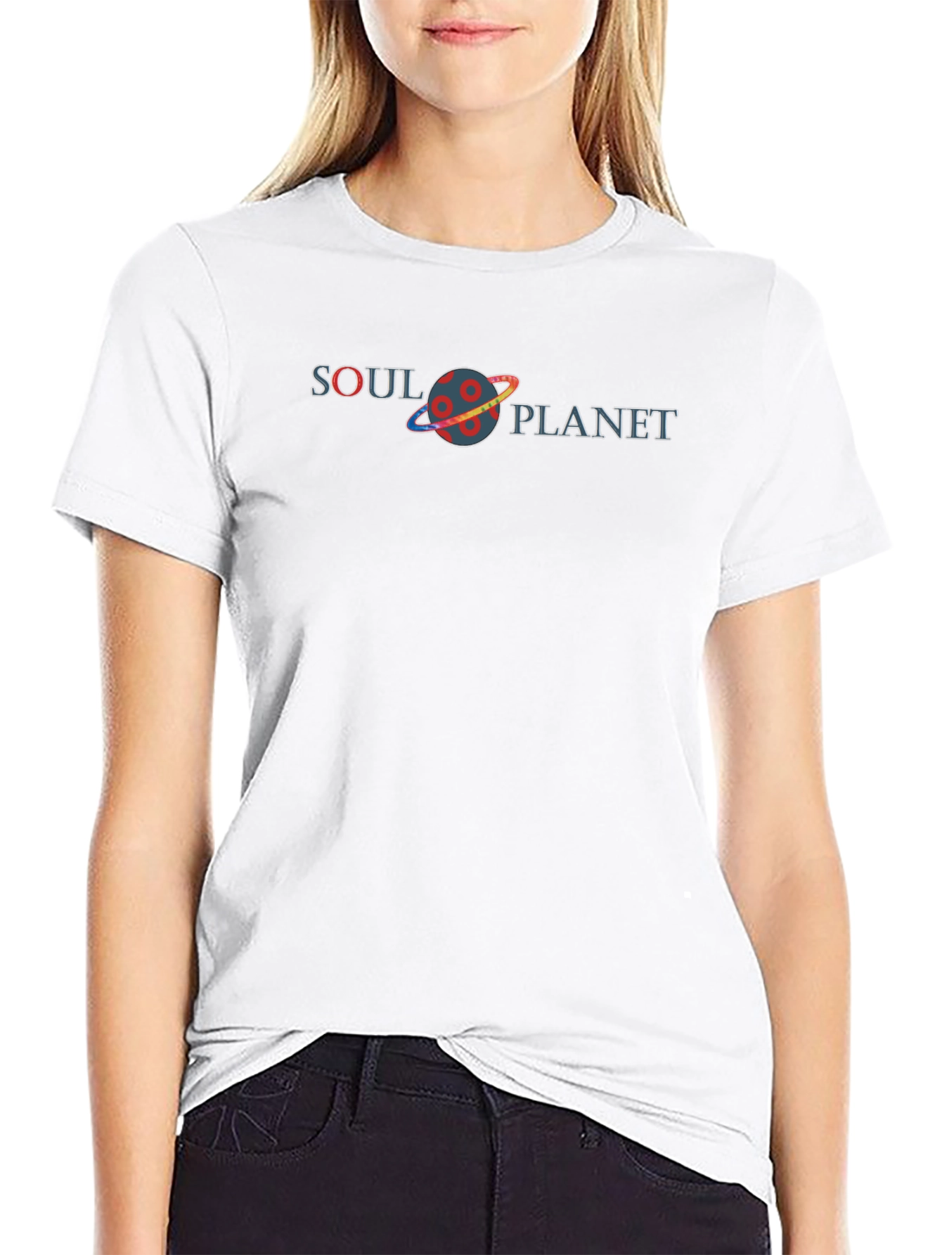 Soul Planet Graphic Tee - Stylish Black T-Shirt