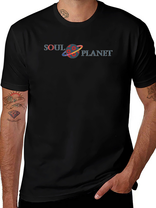 Soul Planet Graphic Tee - Stylish Black T-Shirt