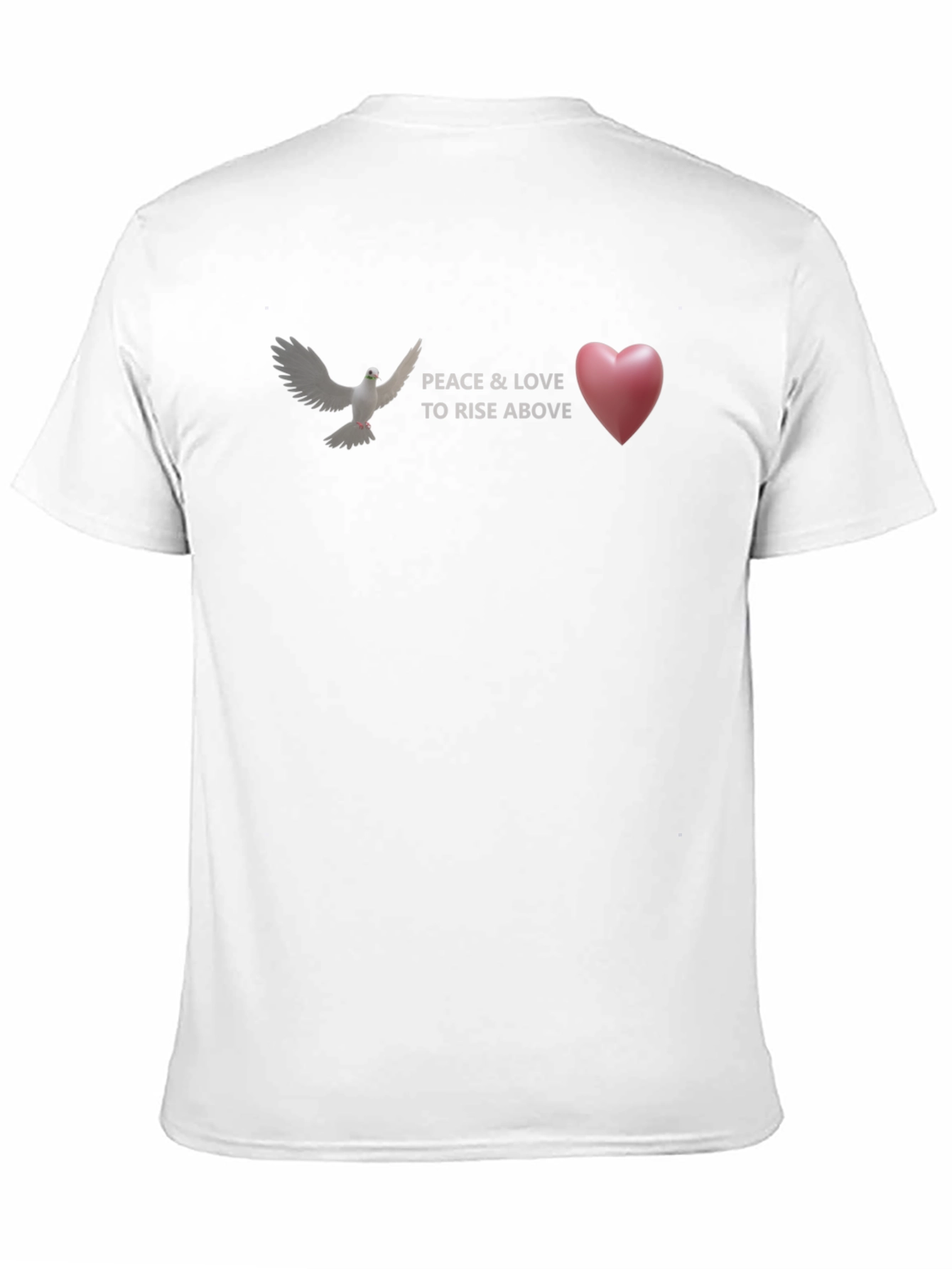 Peace & Love Graphic T-Shirt - Rise Above