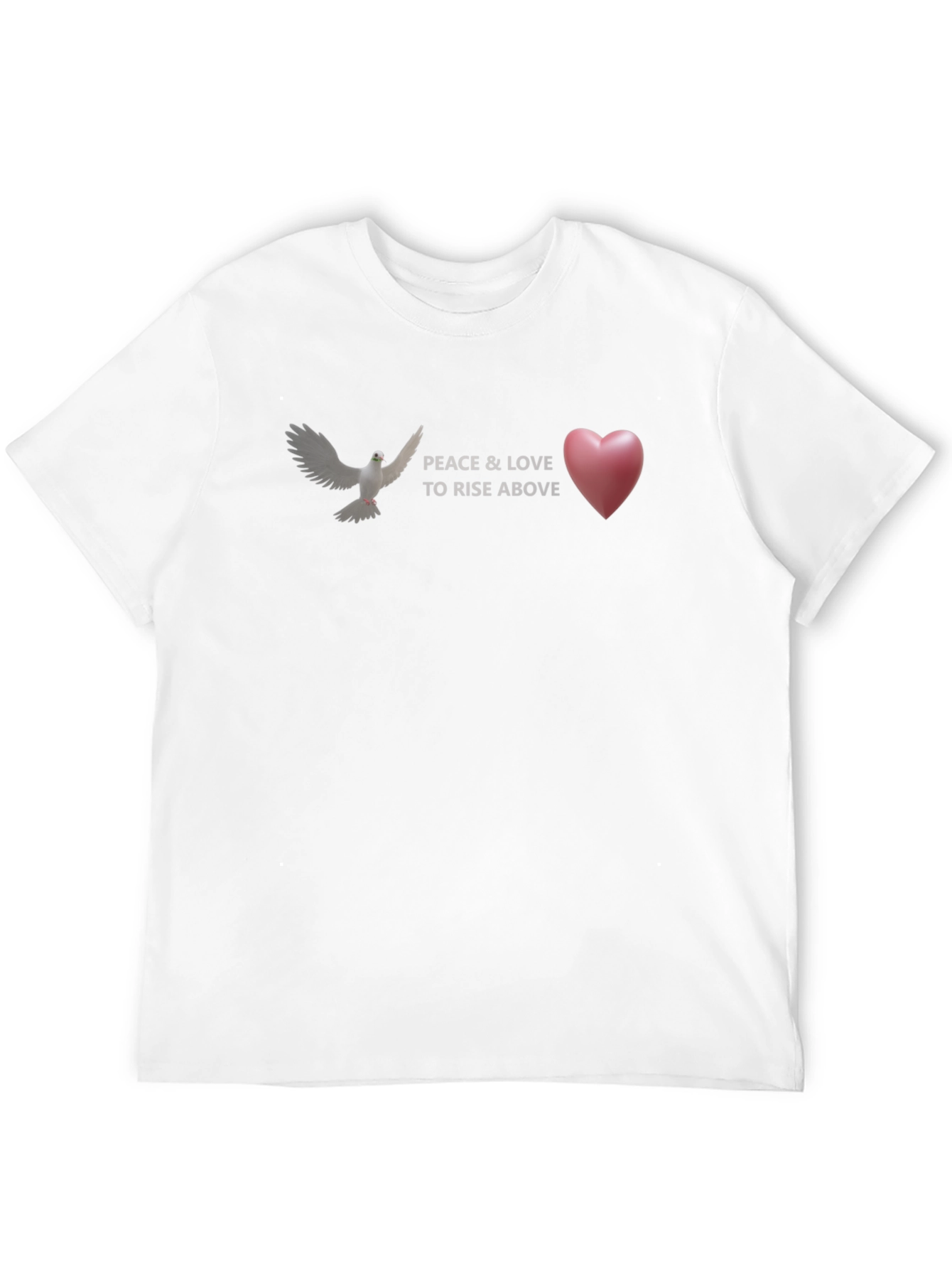 Peace & Love Graphic T-Shirt - Rise Above