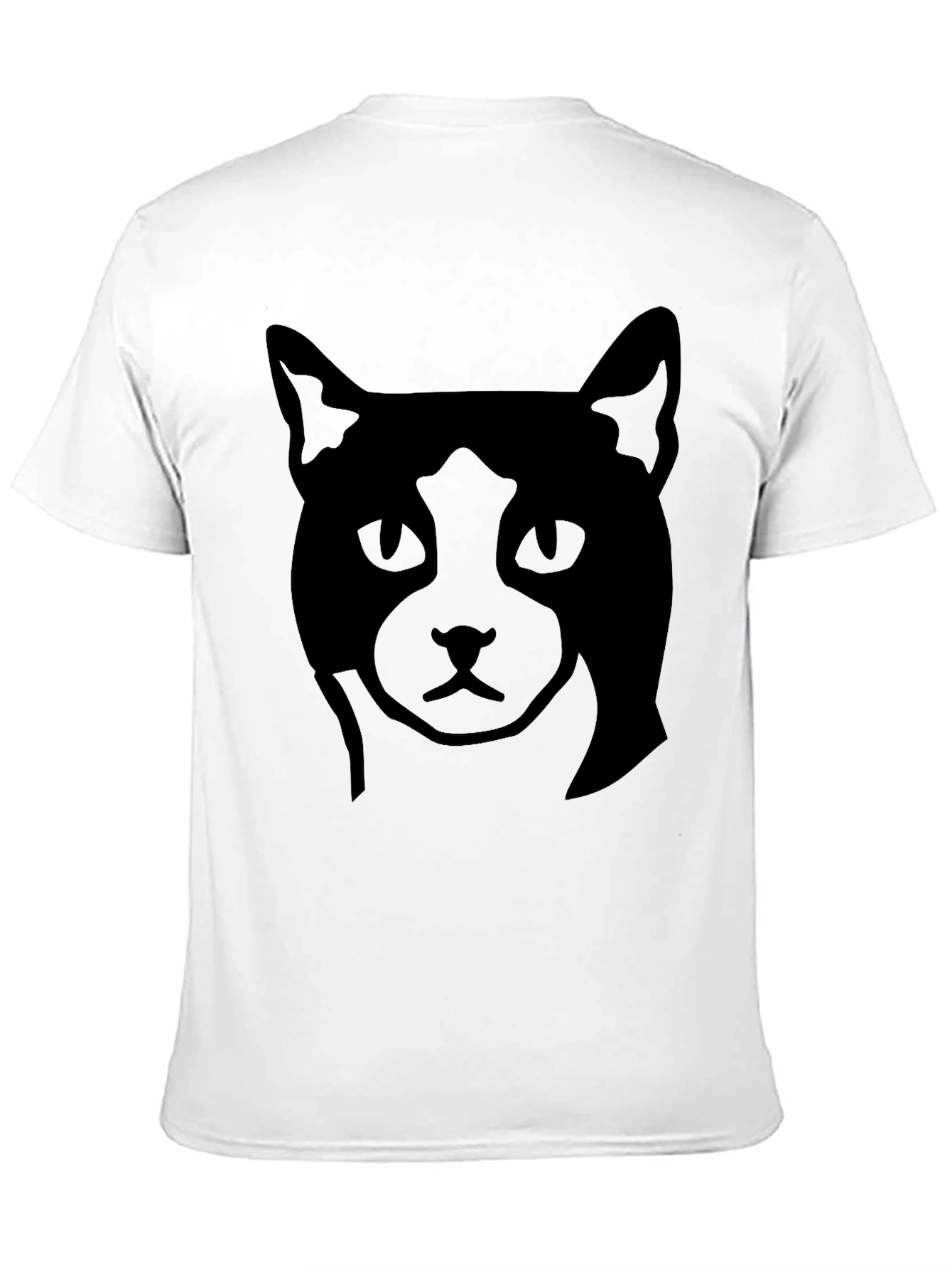 Cool Cat Graphic Tee - Black Cotton Casual Wear